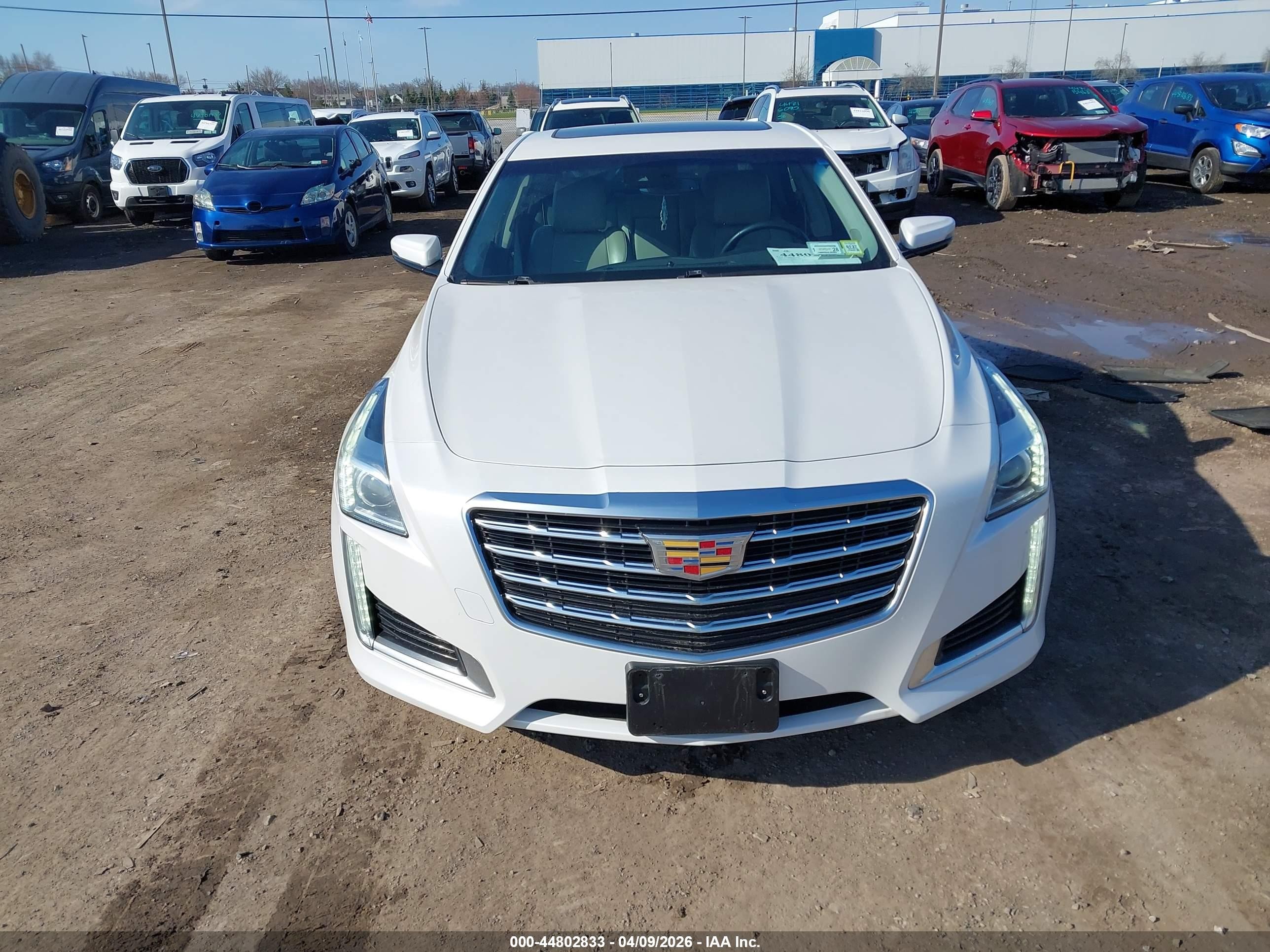 2017 Cadillac Cts Luxury Белый vin: 1G6AX5SX6H0133500