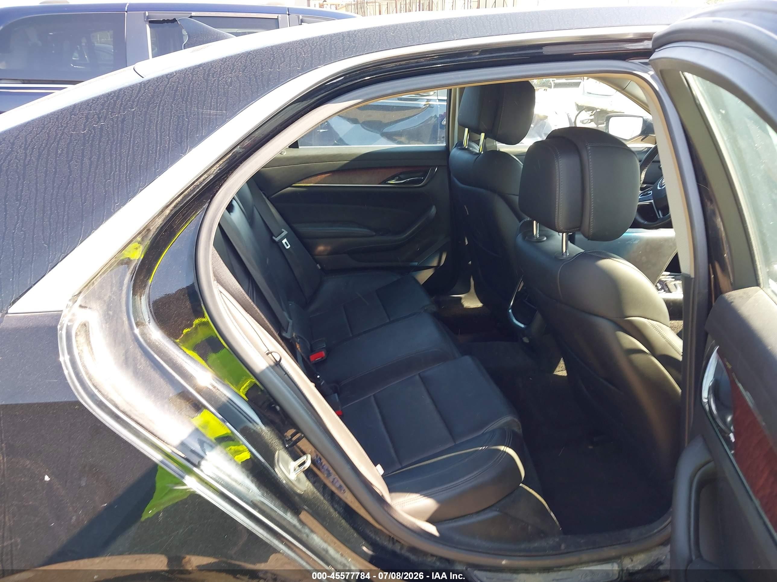 2014 Cadillac Cts Luxury Black vin: 1G6AX5SX7E0196293
