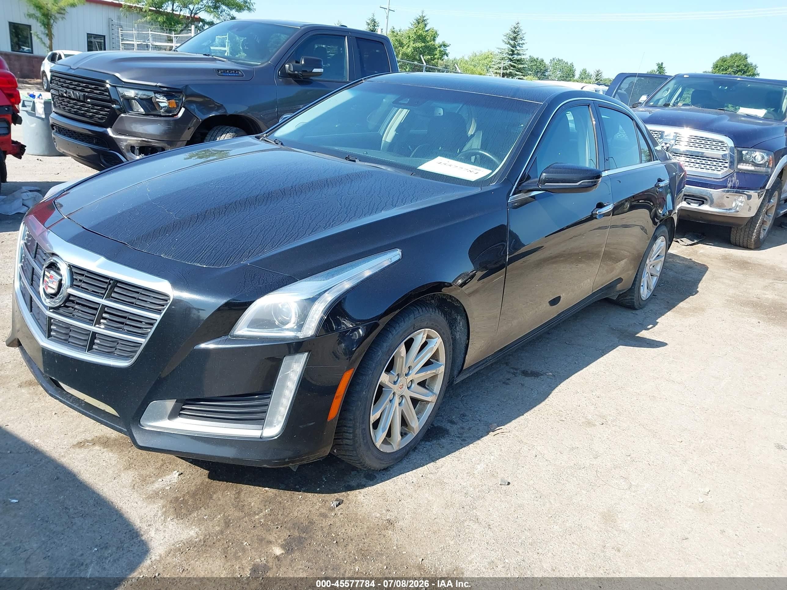 2014 Cadillac Cts Luxury Black vin: 1G6AX5SX7E0196293