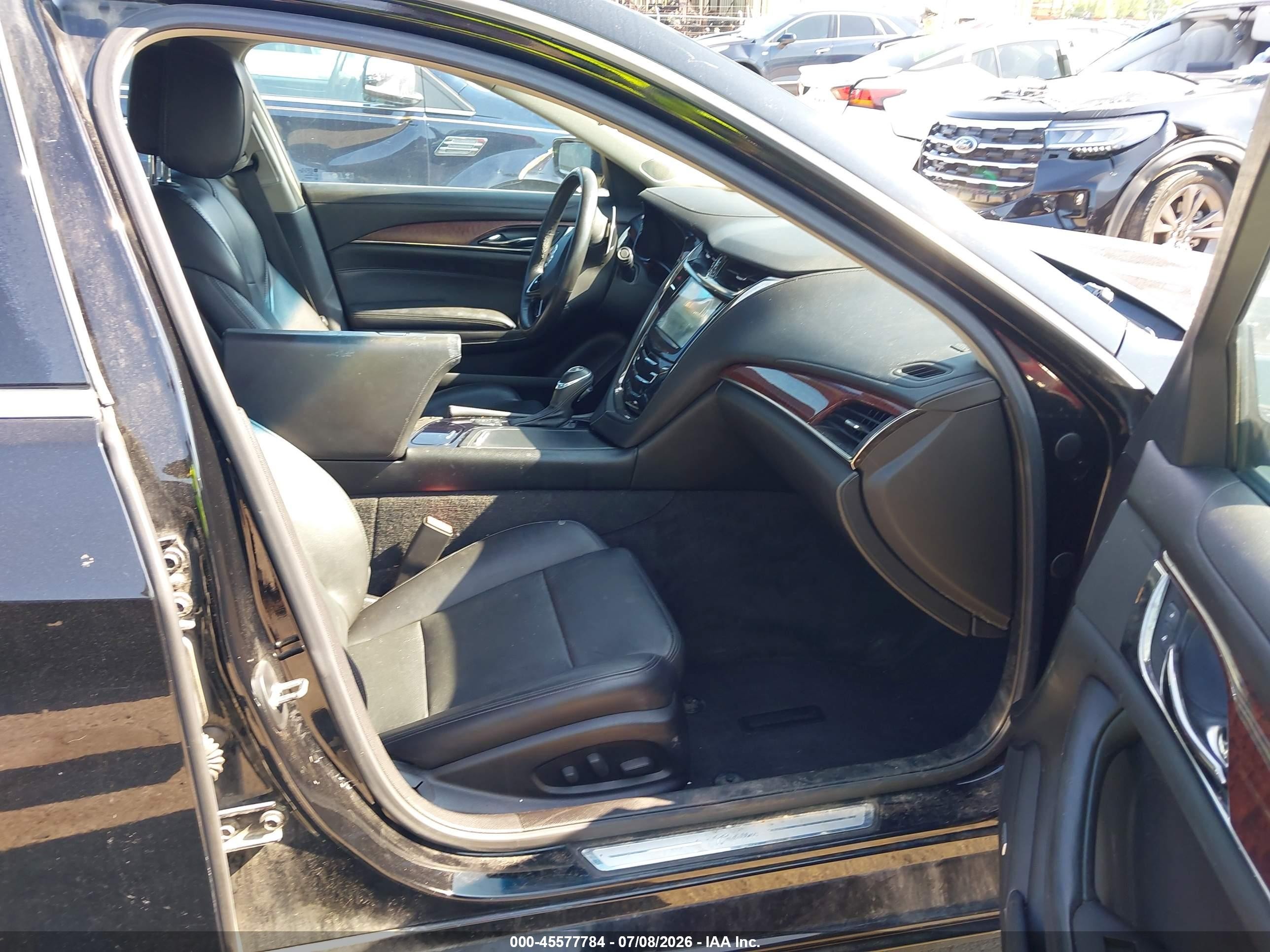2014 Cadillac Cts Luxury Black vin: 1G6AX5SX7E0196293