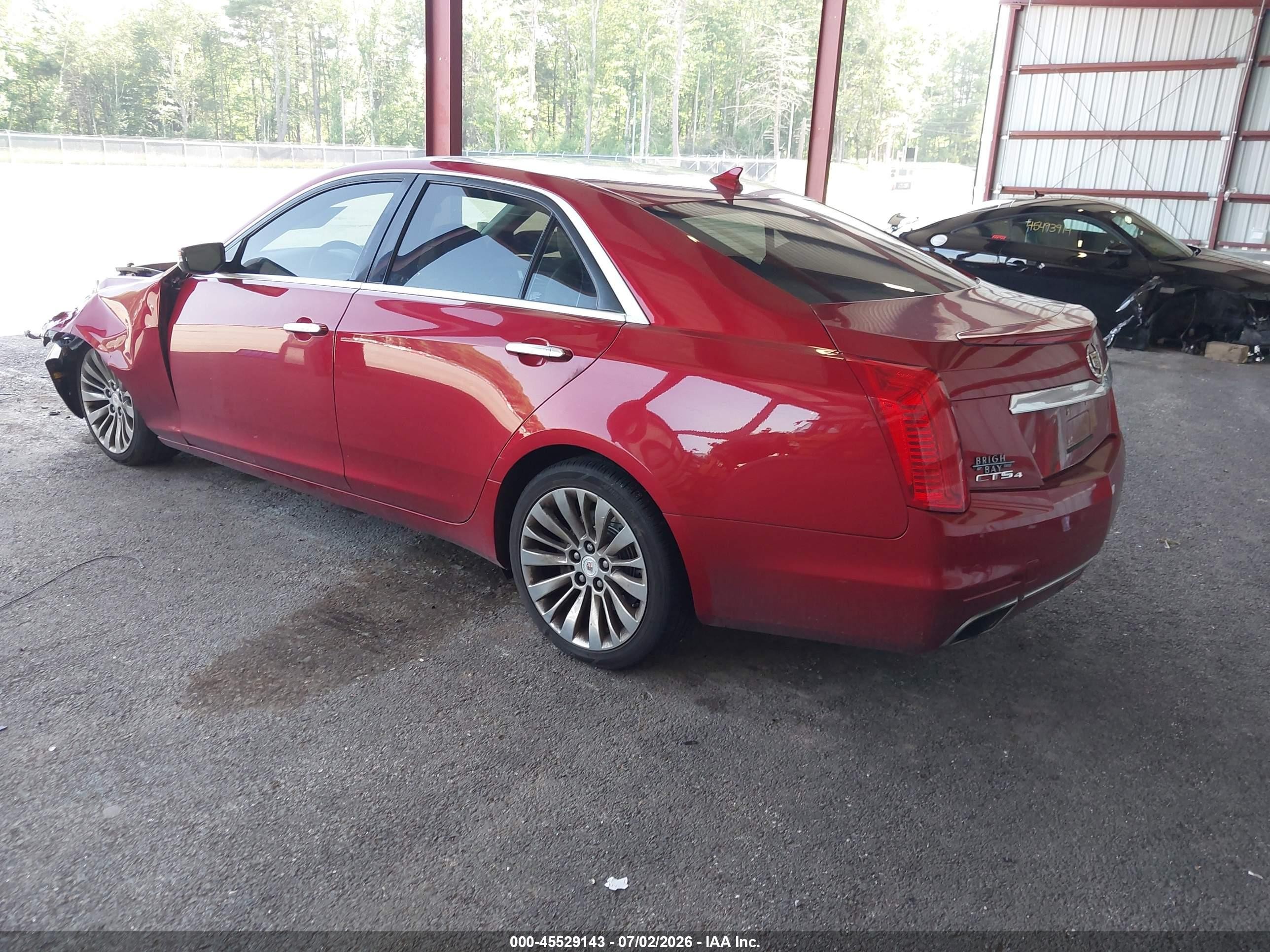 2014 Cadillac Cts Luxury Красный vin: 1G6AX5SX7E0197959