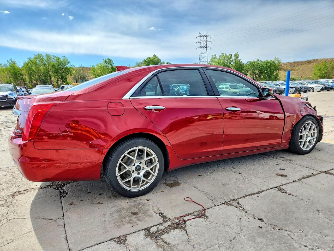 2015 Cadillac Cts Luxury Collection Red vin: 1G6AX5SX7F0103807