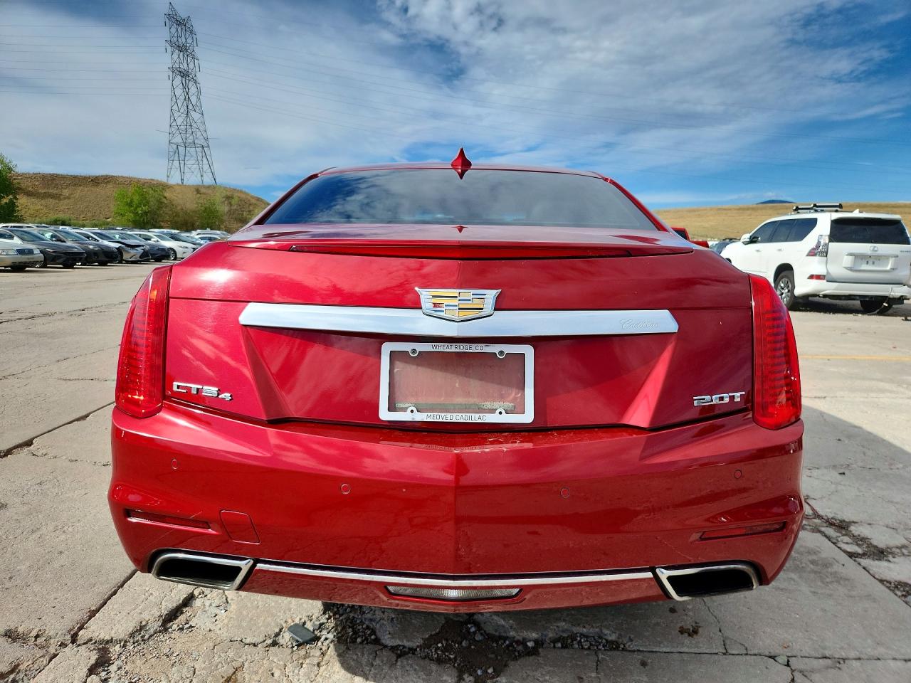 2015 Cadillac Cts Luxury Collection Red vin: 1G6AX5SX7F0103807