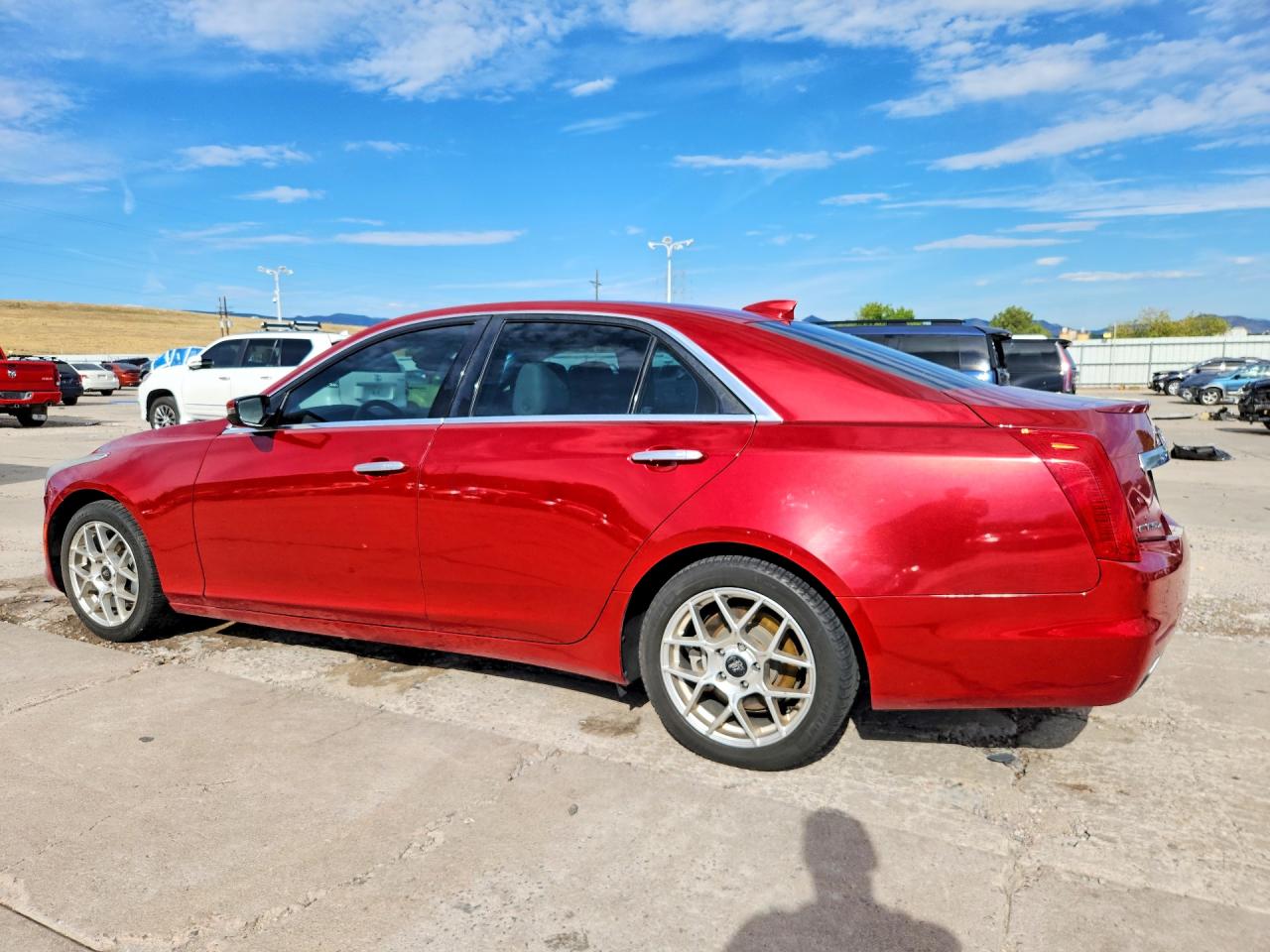 2015 Cadillac Cts Luxury Collection Red vin: 1G6AX5SX7F0103807