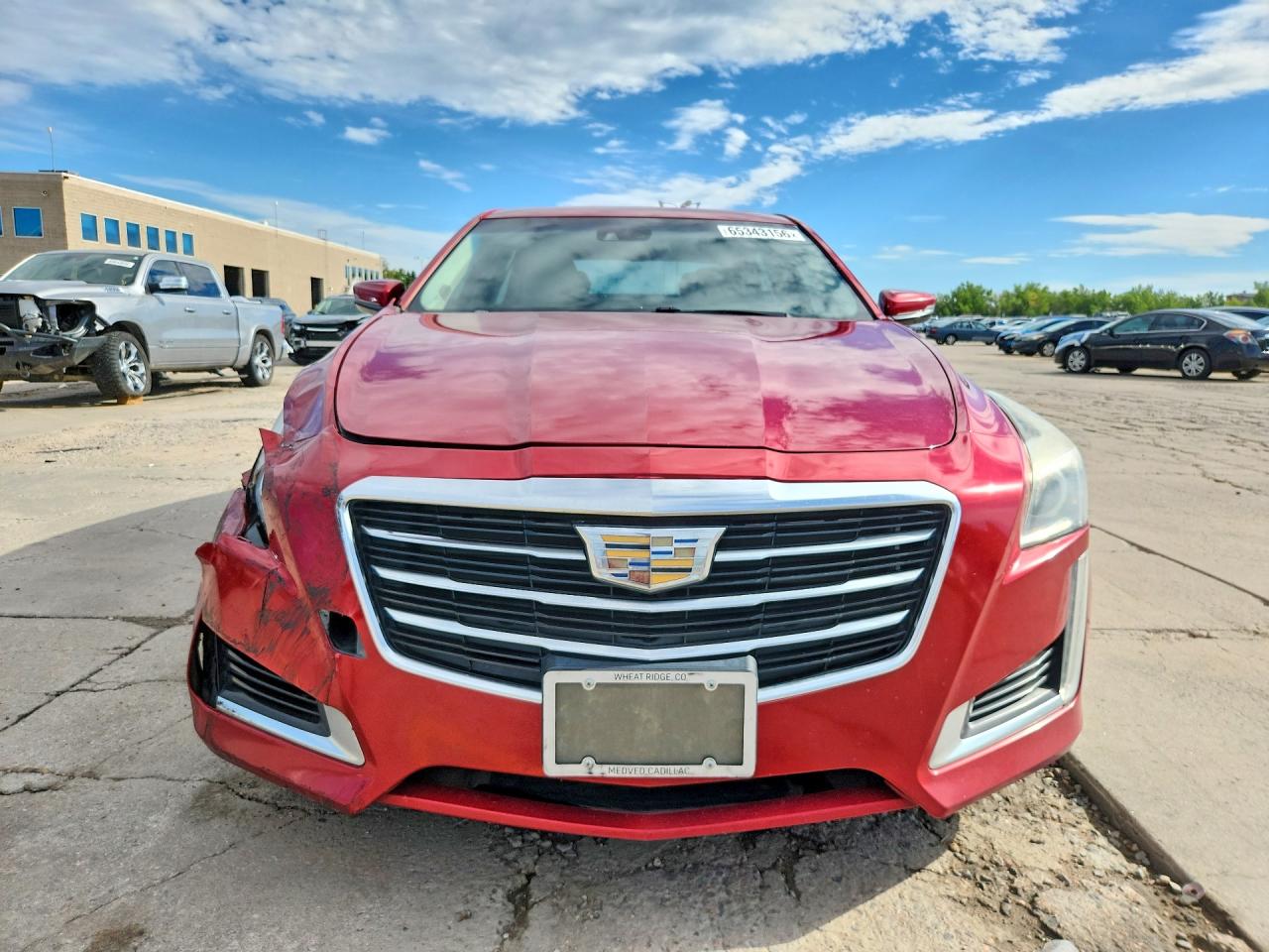 2015 Cadillac Cts Luxury Collection Red vin: 1G6AX5SX7F0103807