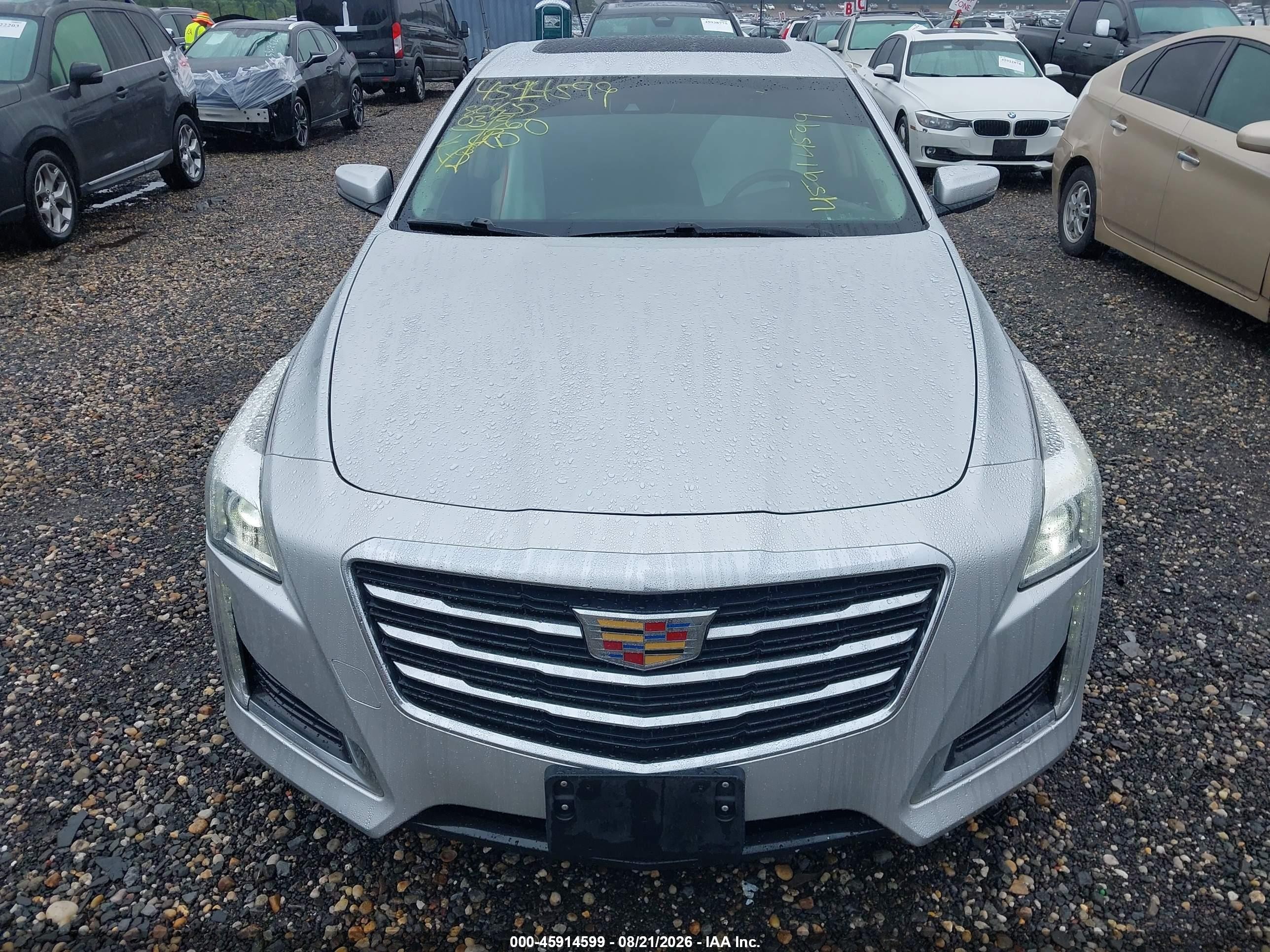 2015 Cadillac Cts Luxury Silver vin: 1G6AX5SX7F0104360