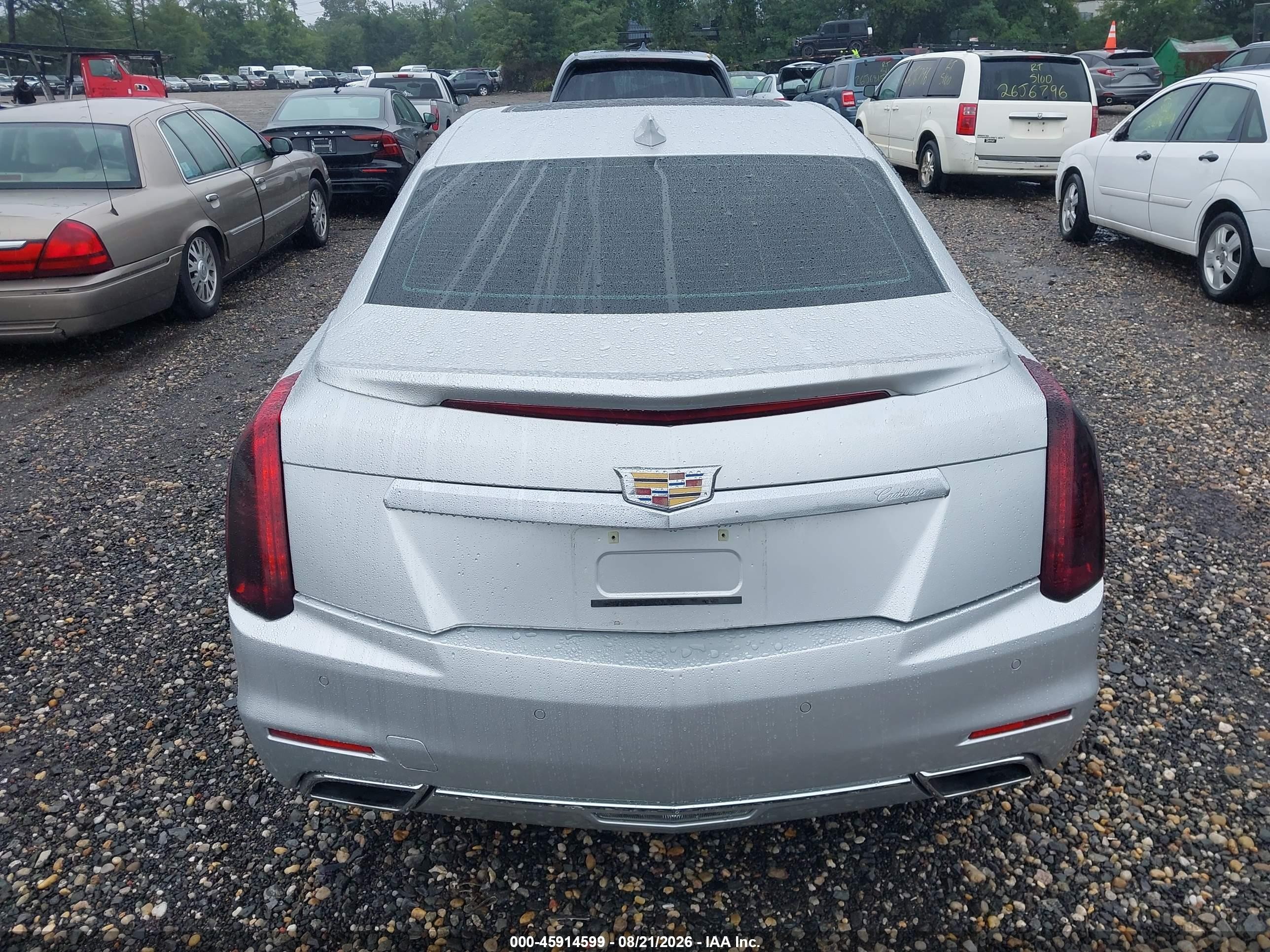 2015 Cadillac Cts Luxury Silver vin: 1G6AX5SX7F0104360