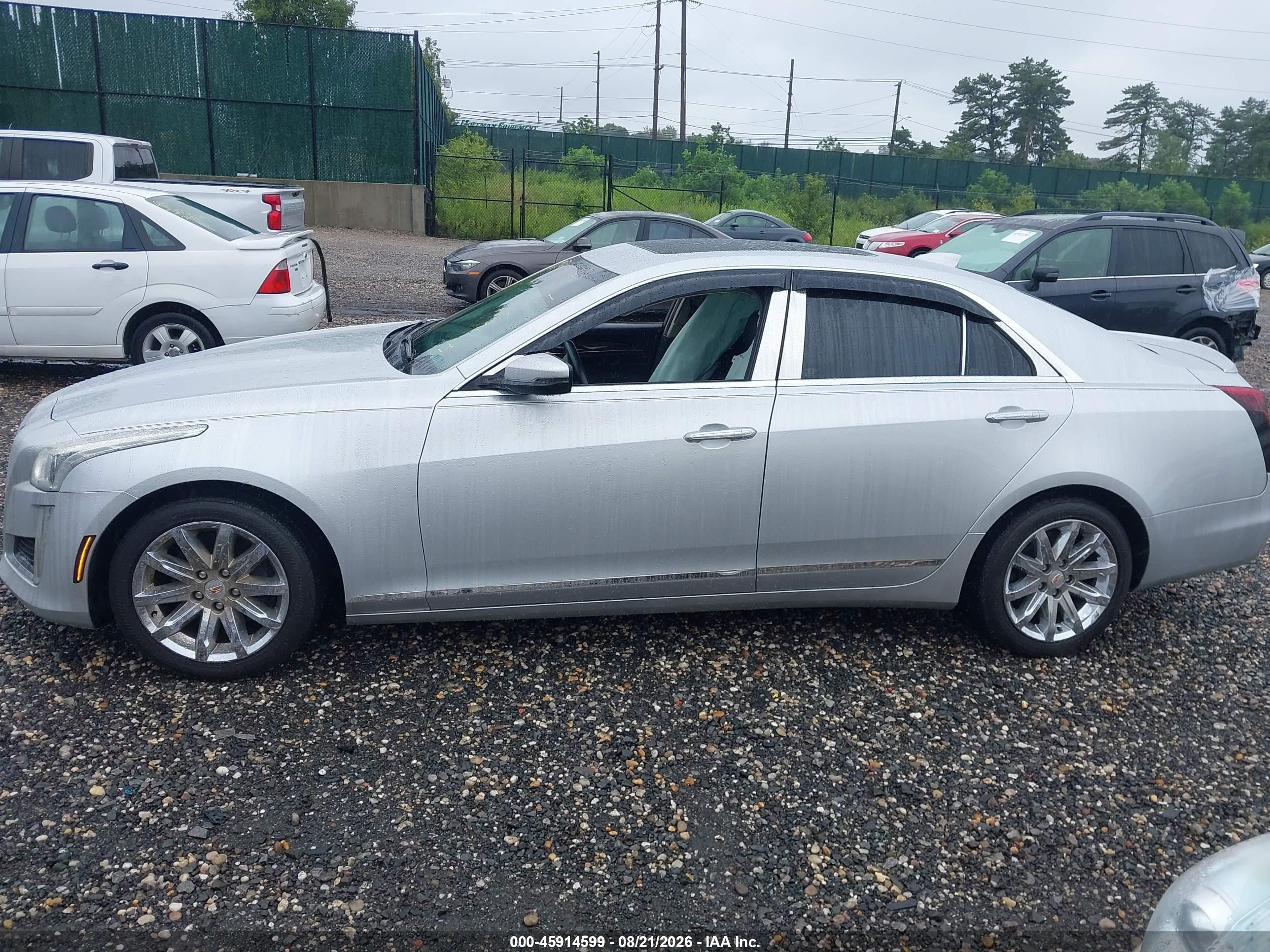 2015 Cadillac Cts Luxury Silver vin: 1G6AX5SX7F0104360
