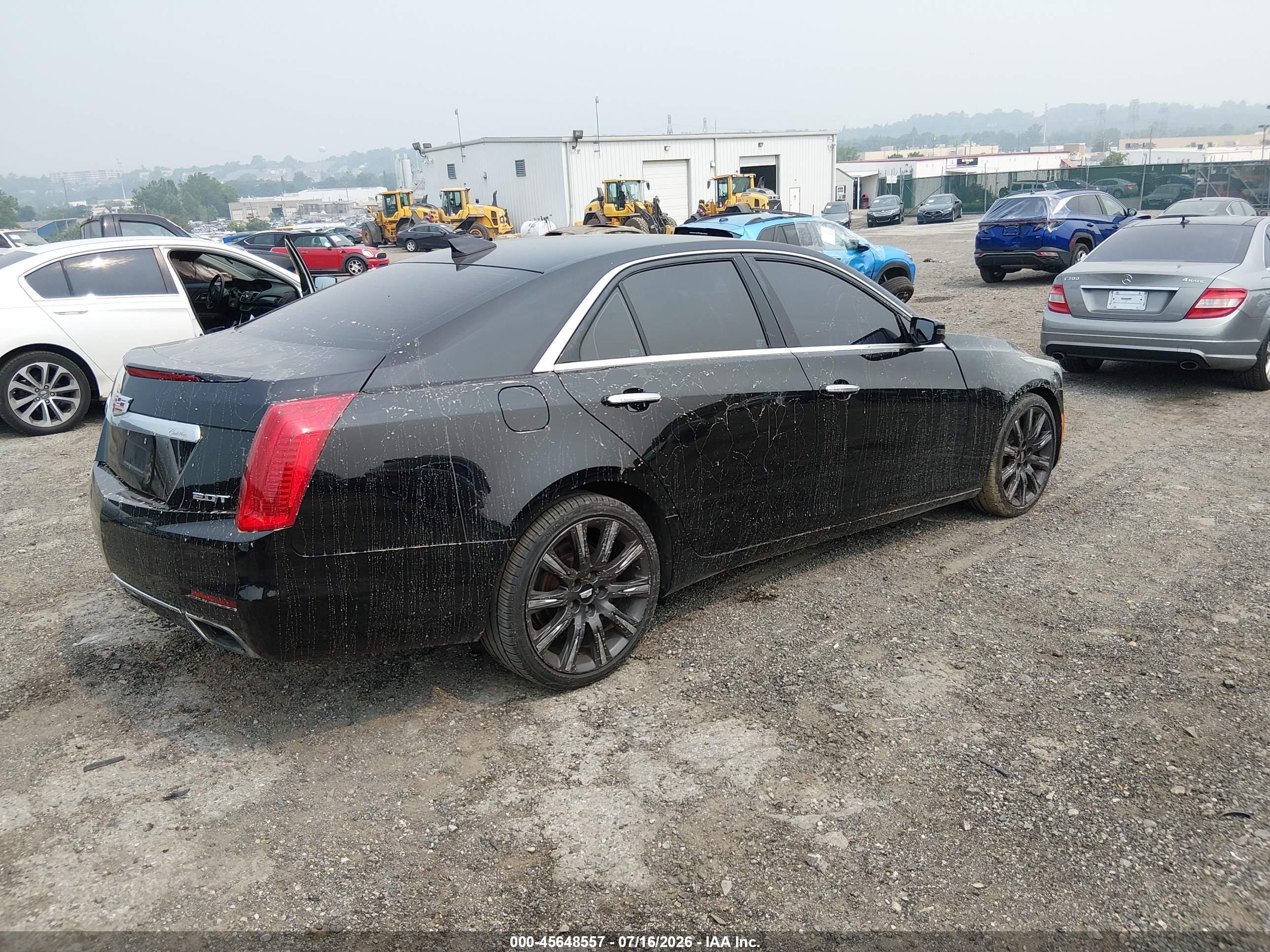 2015 Cadillac Cts Luxury Black vin: 1G6AX5SX7F0115066