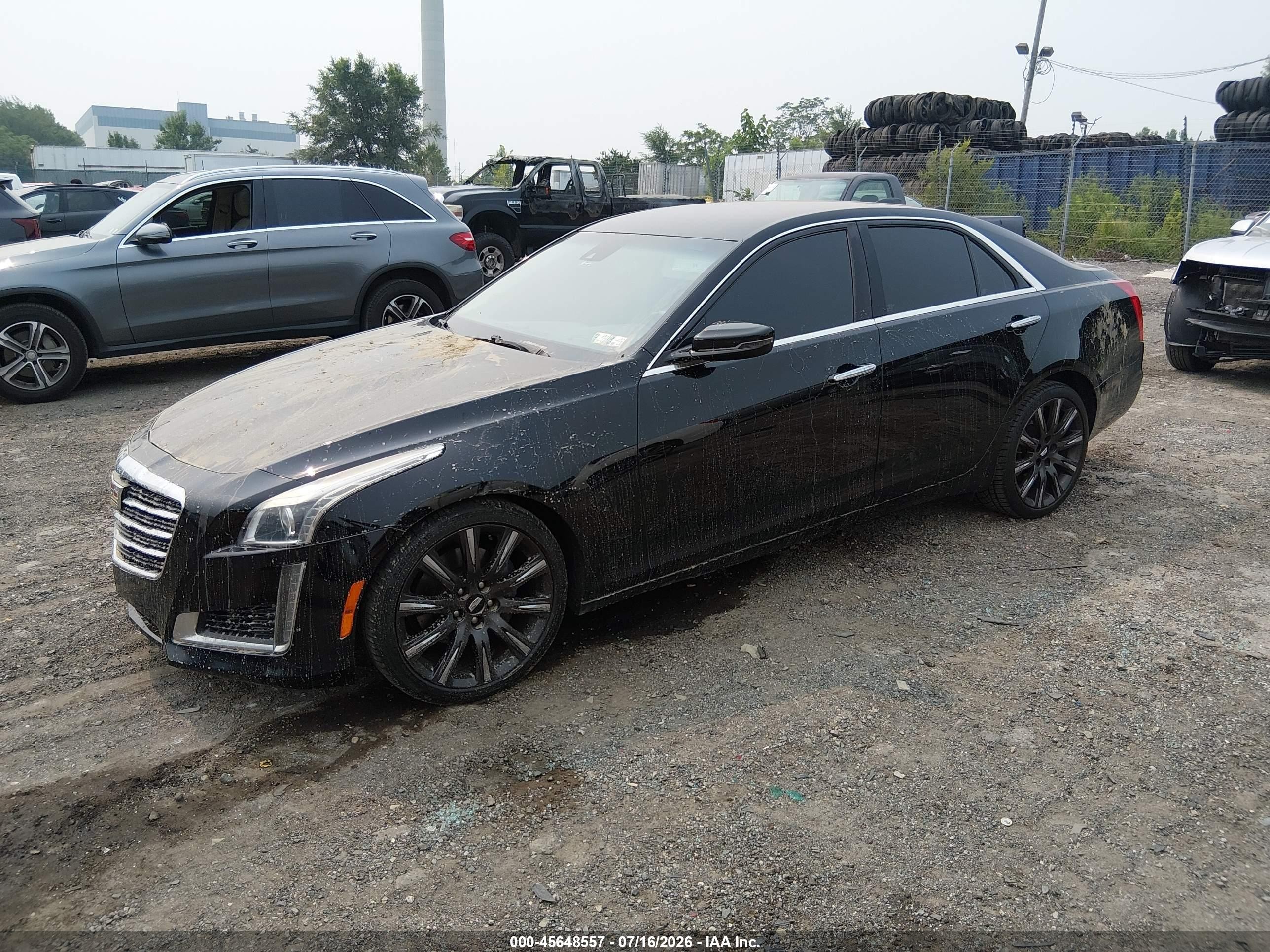2015 Cadillac Cts Luxury Black vin: 1G6AX5SX7F0115066