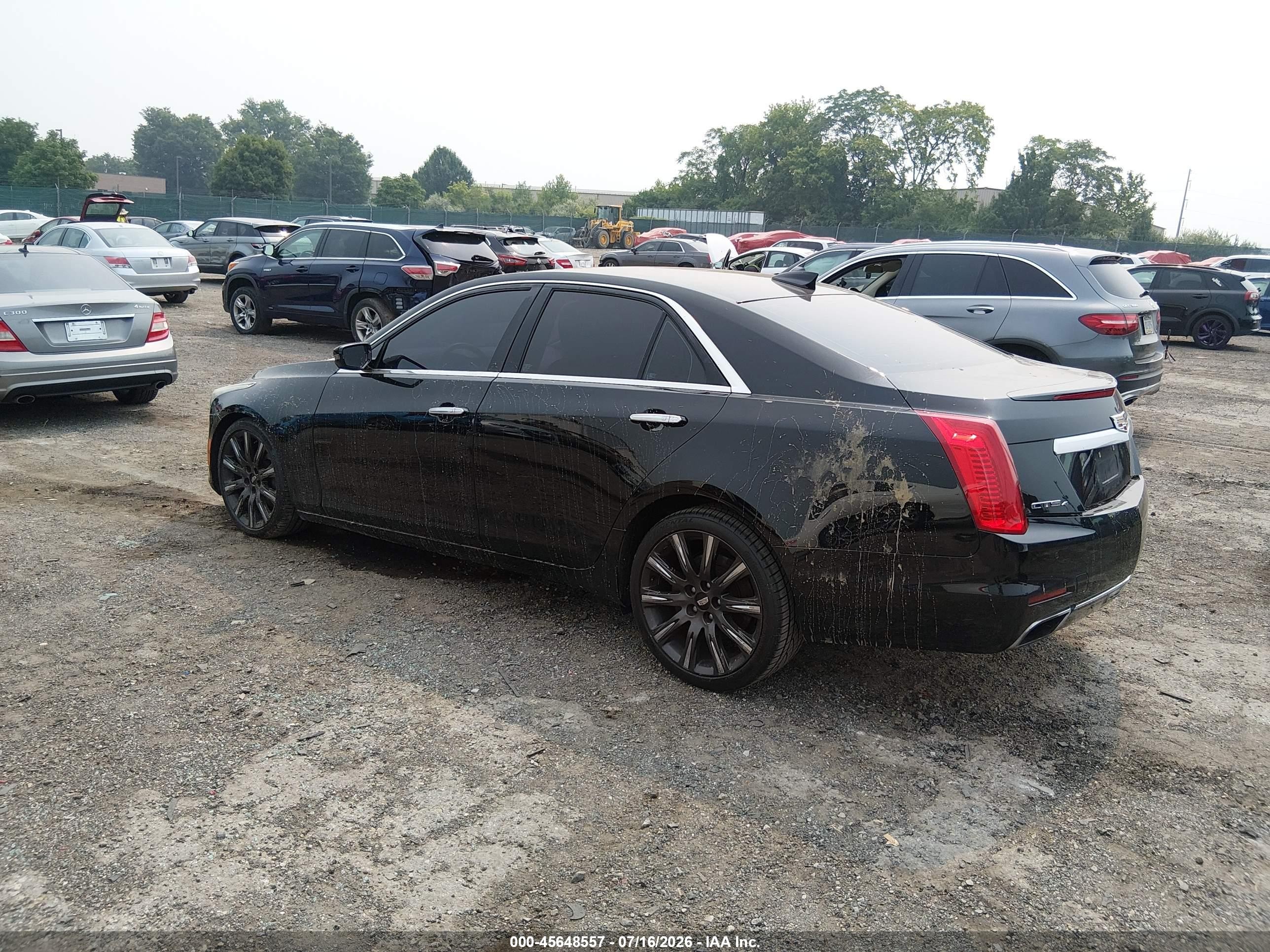 2015 Cadillac Cts Luxury Black vin: 1G6AX5SX7F0115066