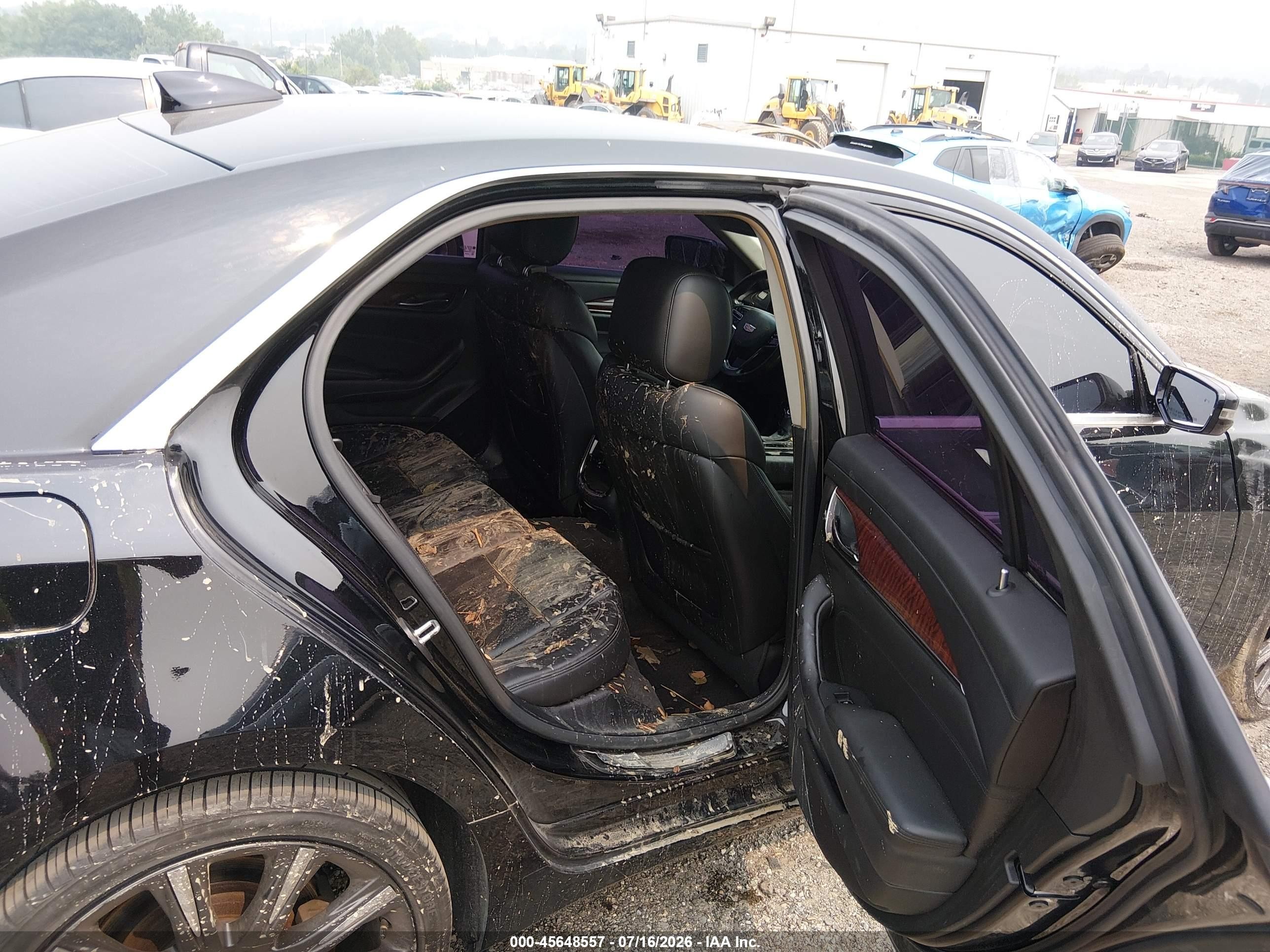 2015 Cadillac Cts Luxury Black vin: 1G6AX5SX7F0115066