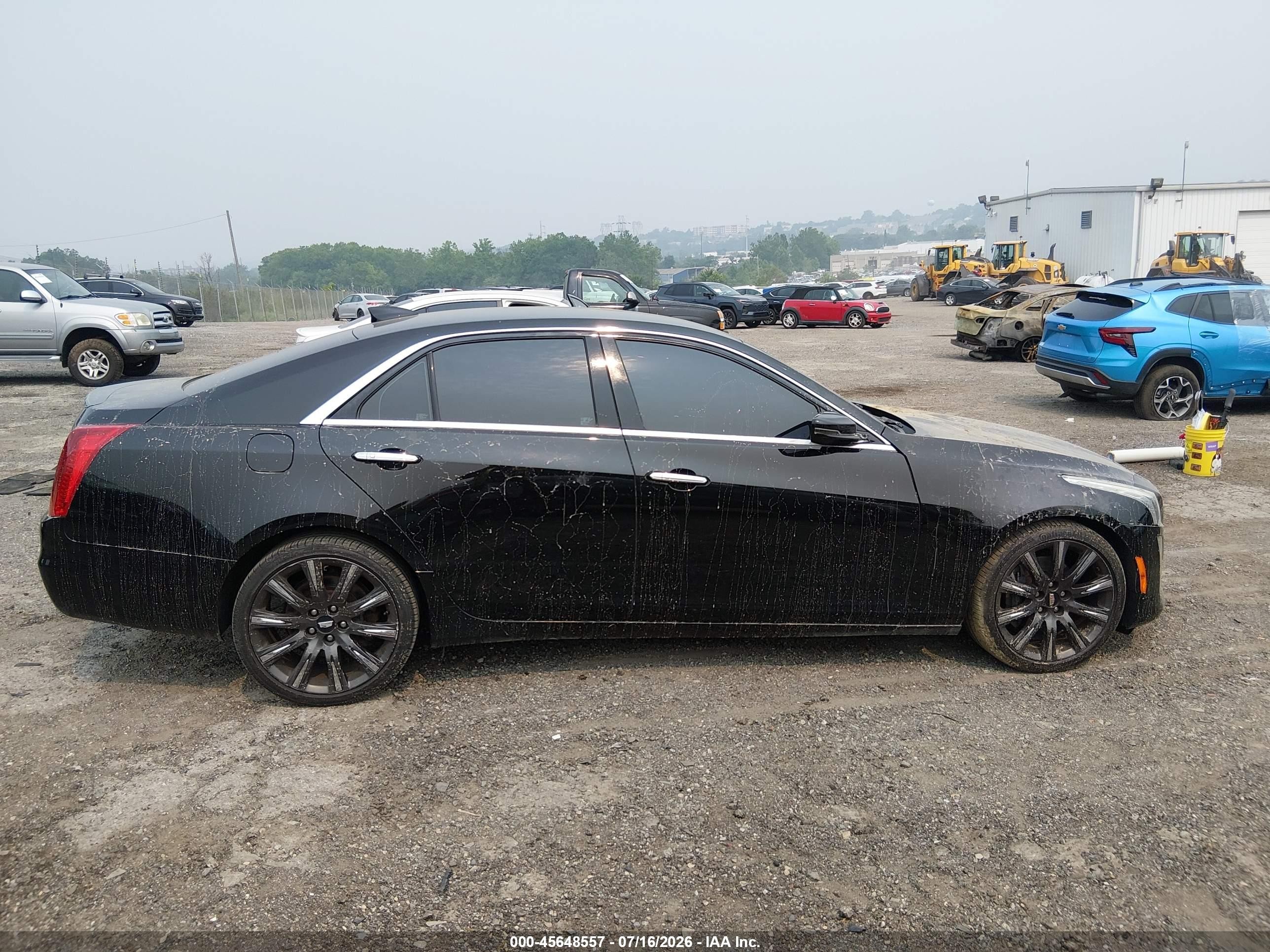 2015 Cadillac Cts Luxury Black vin: 1G6AX5SX7F0115066