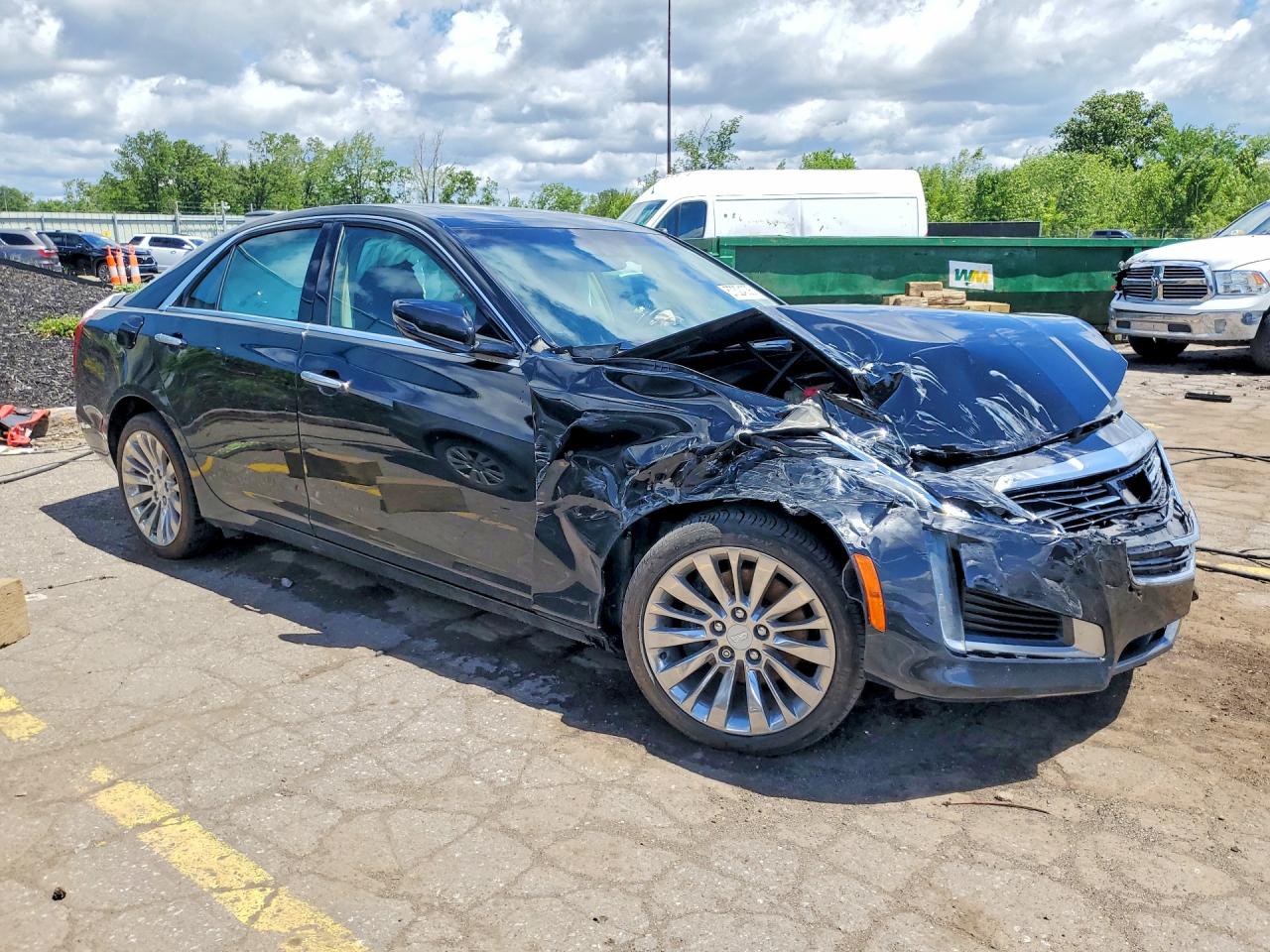 2015 Cadillac Cts Luxury Collection Black vin: 1G6AX5SX7F0136189