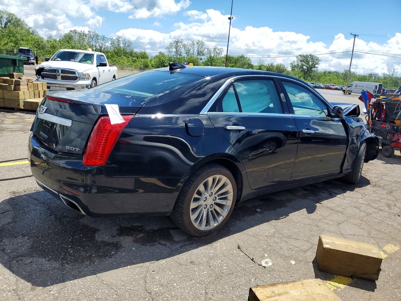 2015 Cadillac Cts Luxury Collection Black vin: 1G6AX5SX7F0136189