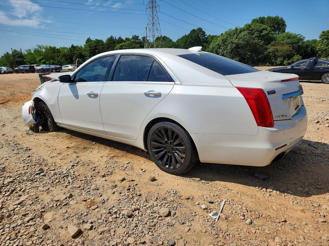 2015 Cadillac Cts Luxury Collection Белый vin: 1G6AX5SX7F0142378