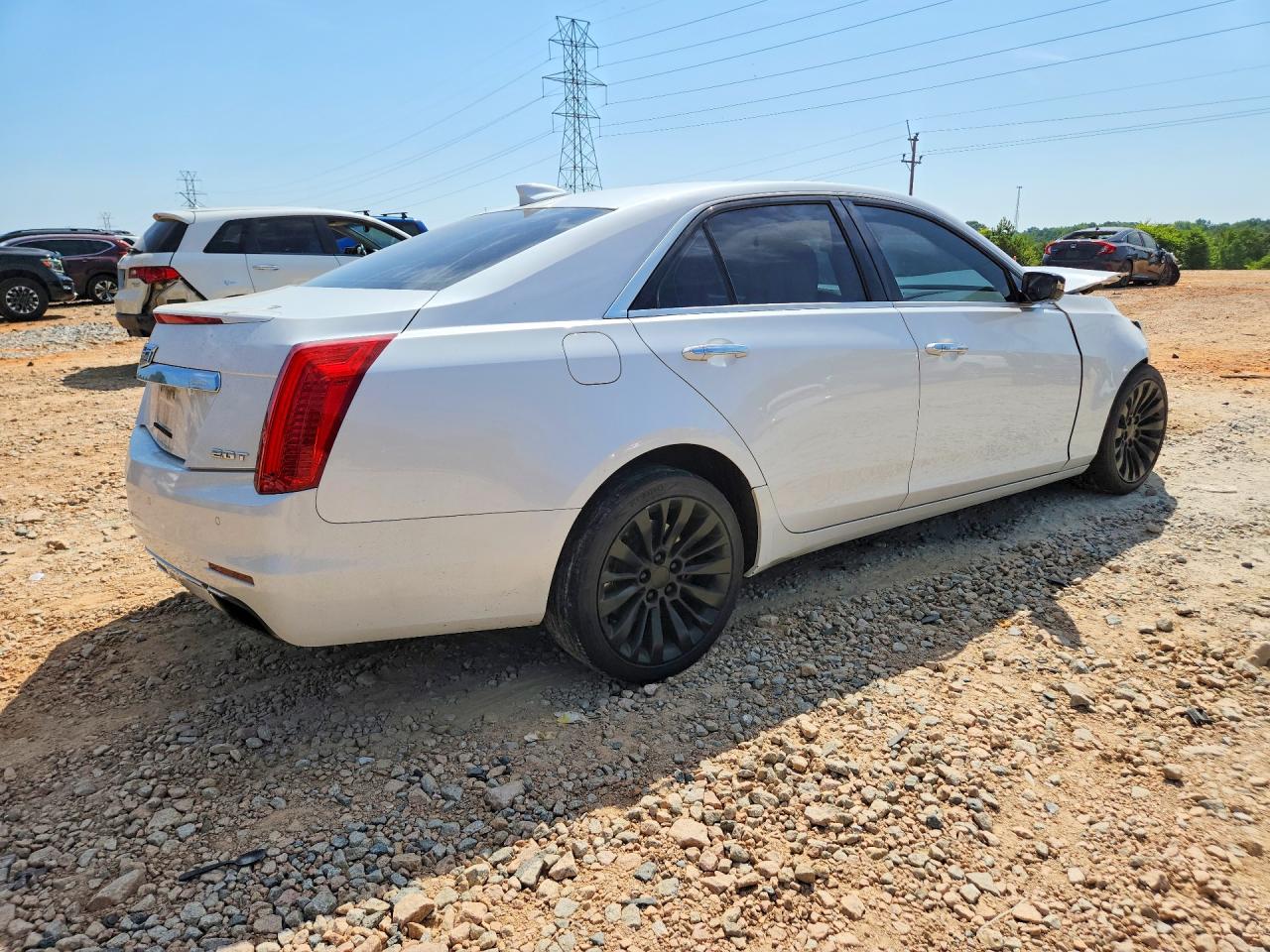 2015 Cadillac Cts Luxury Collection Белый vin: 1G6AX5SX7F0142378