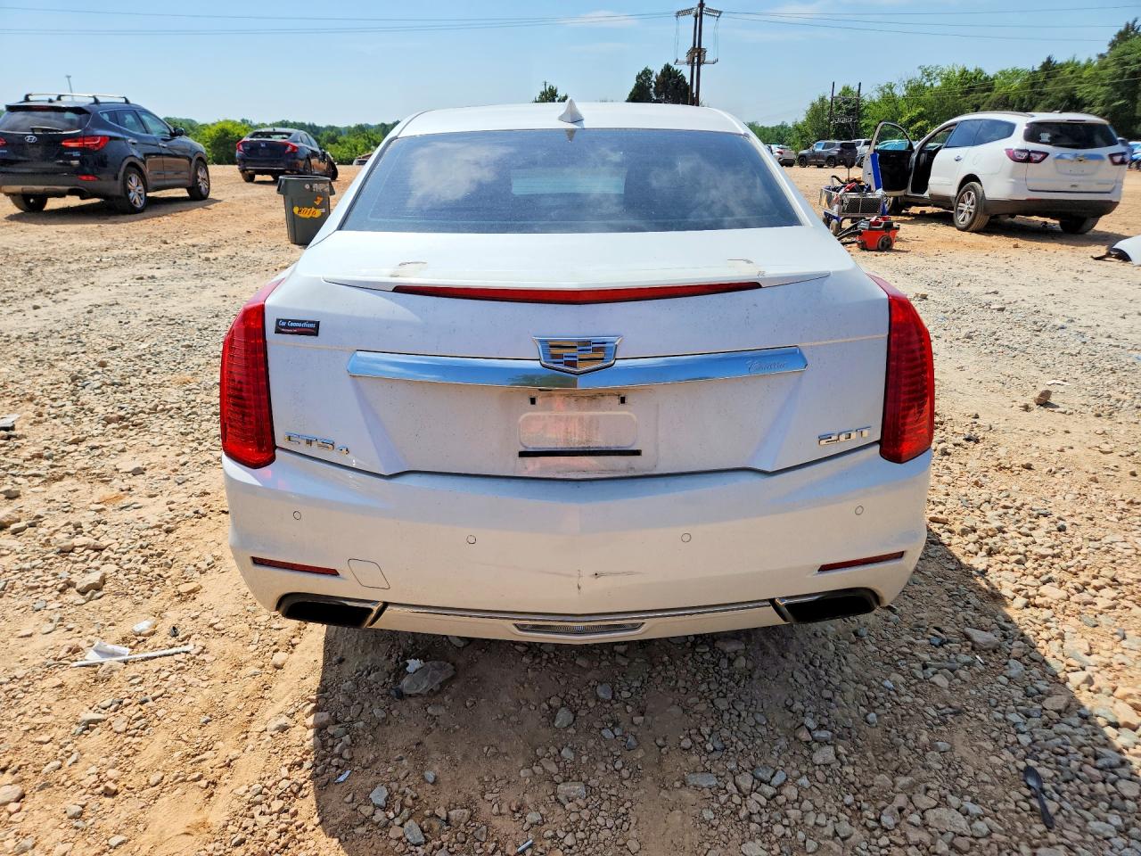 2015 Cadillac Cts Luxury Collection Белый vin: 1G6AX5SX7F0142378