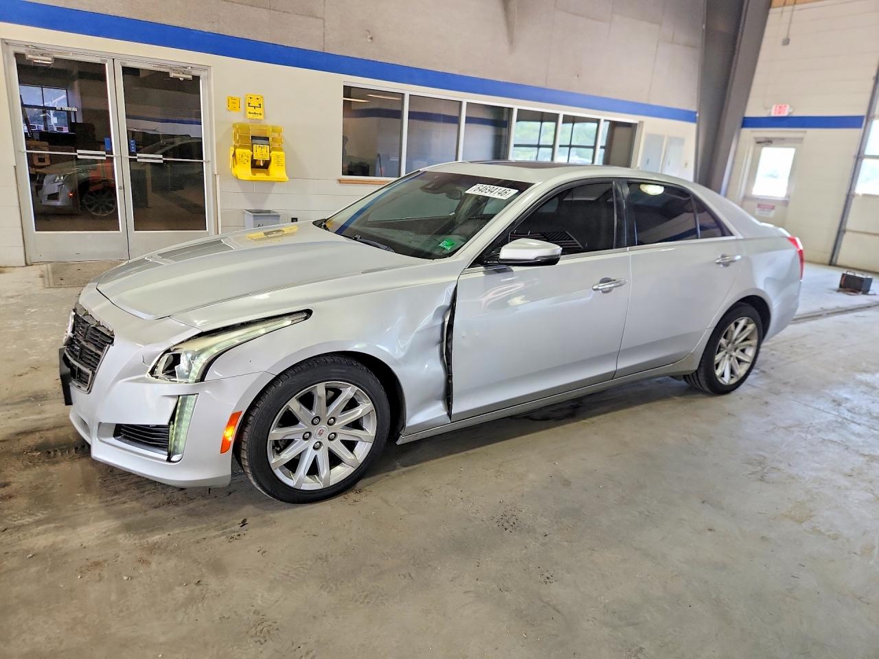 2014 Cadillac Cts Luxury Collection Silver vin: 1G6AX5SX8E0192382