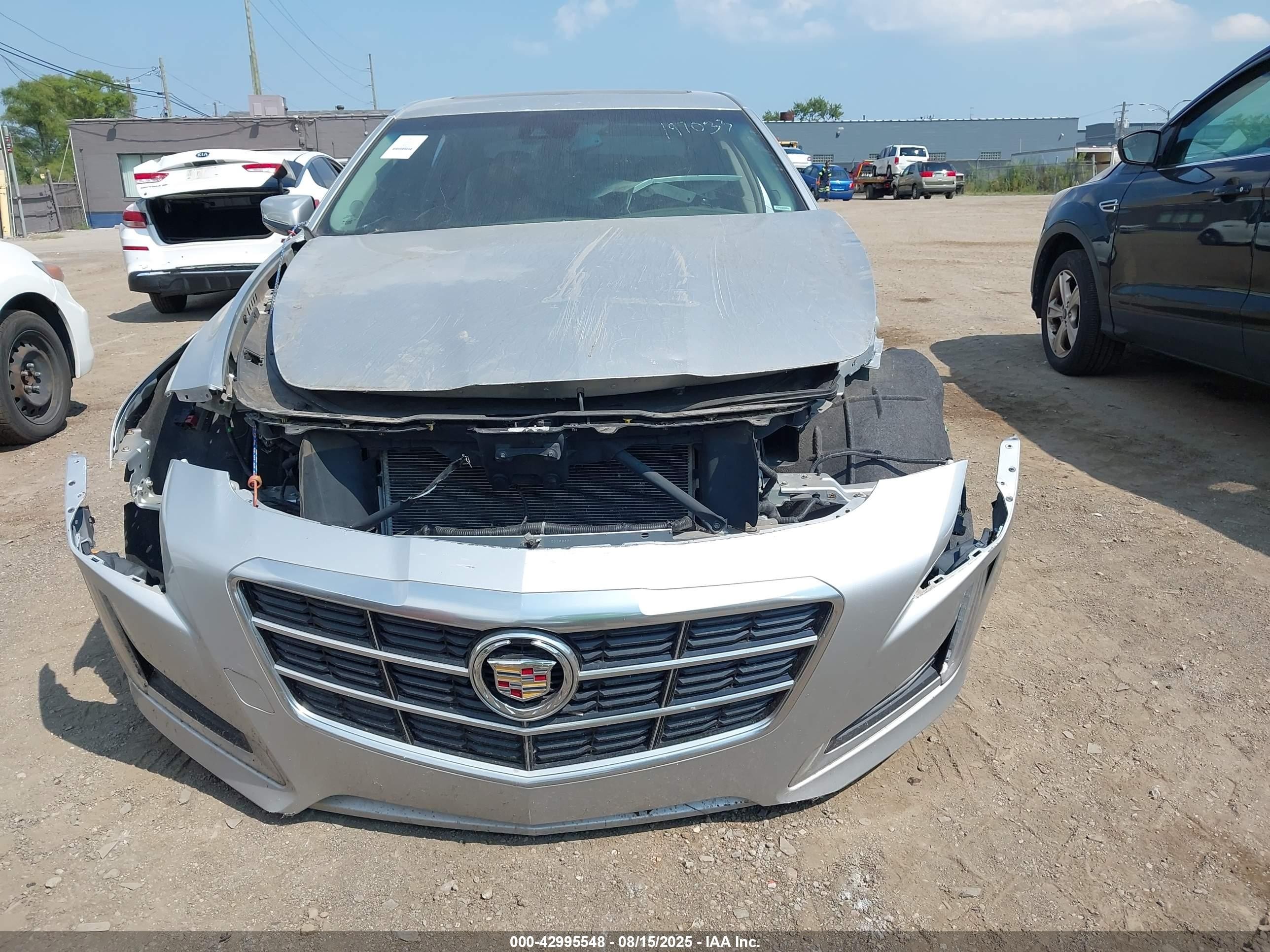 2014 Cadillac Cts Luxury Silver vin: 1G6AX5SX8E0197033