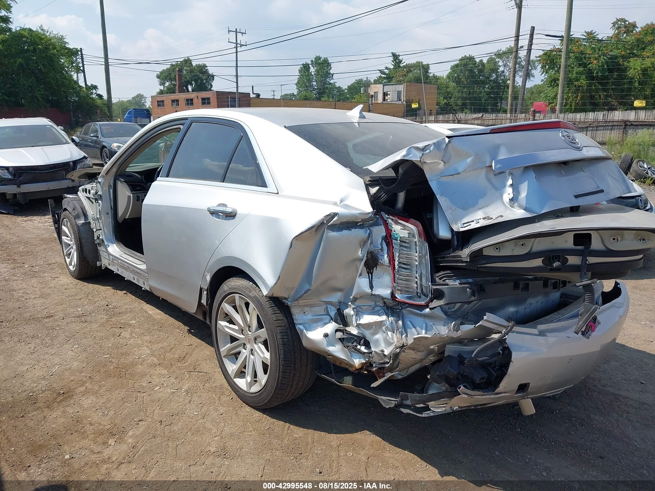2014 Cadillac Cts Luxury Silver vin: 1G6AX5SX8E0197033