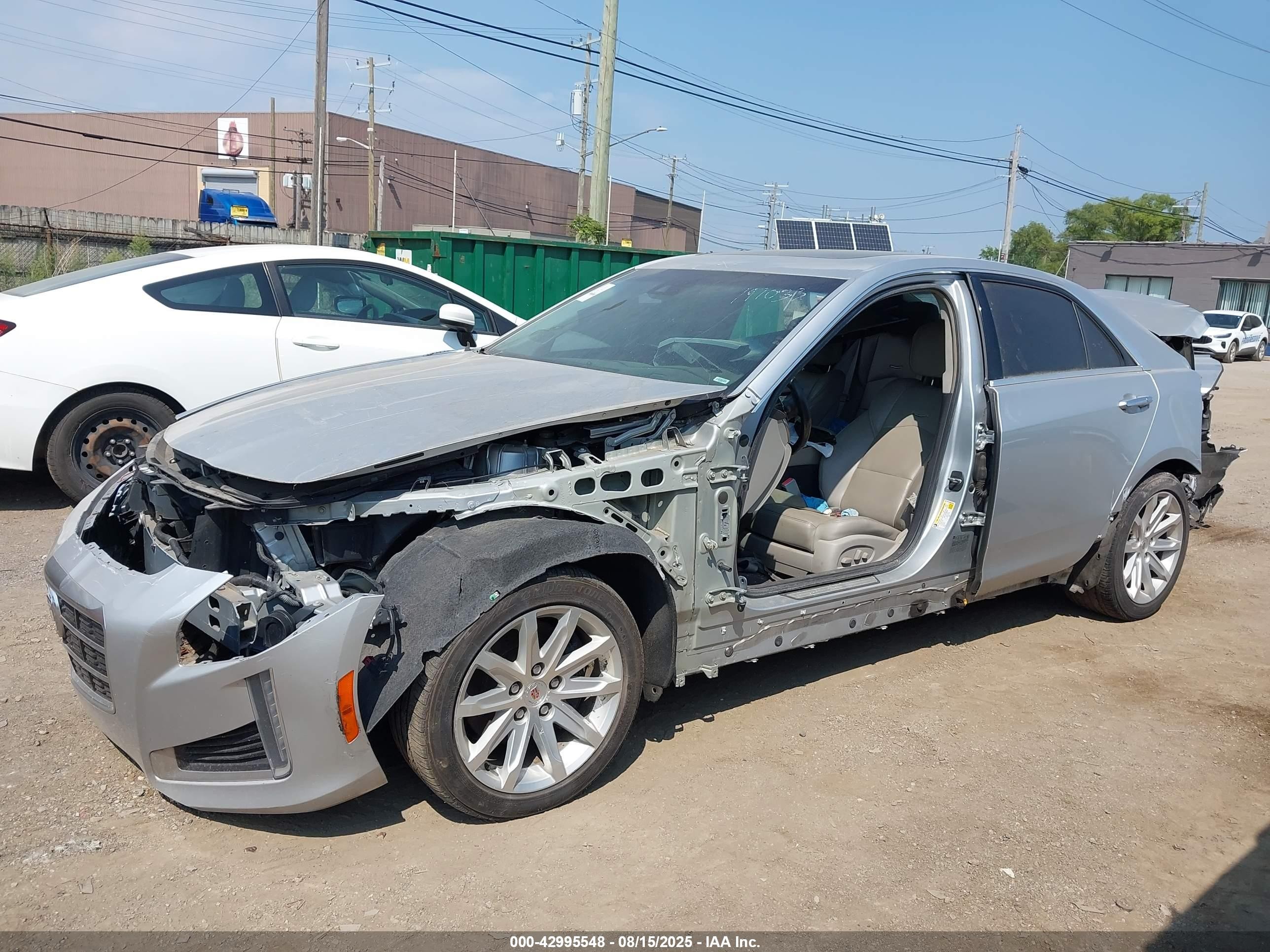 2014 Cadillac Cts Luxury Silver vin: 1G6AX5SX8E0197033