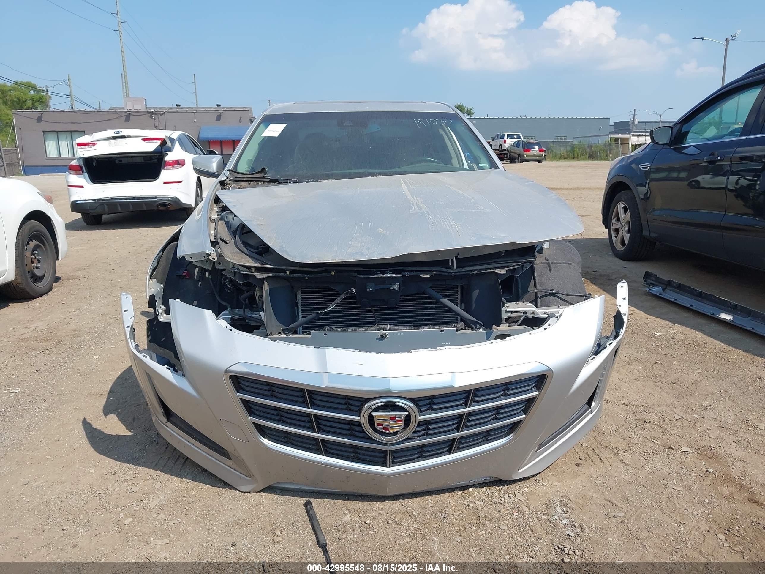 2014 Cadillac Cts Luxury Silver vin: 1G6AX5SX8E0197033
