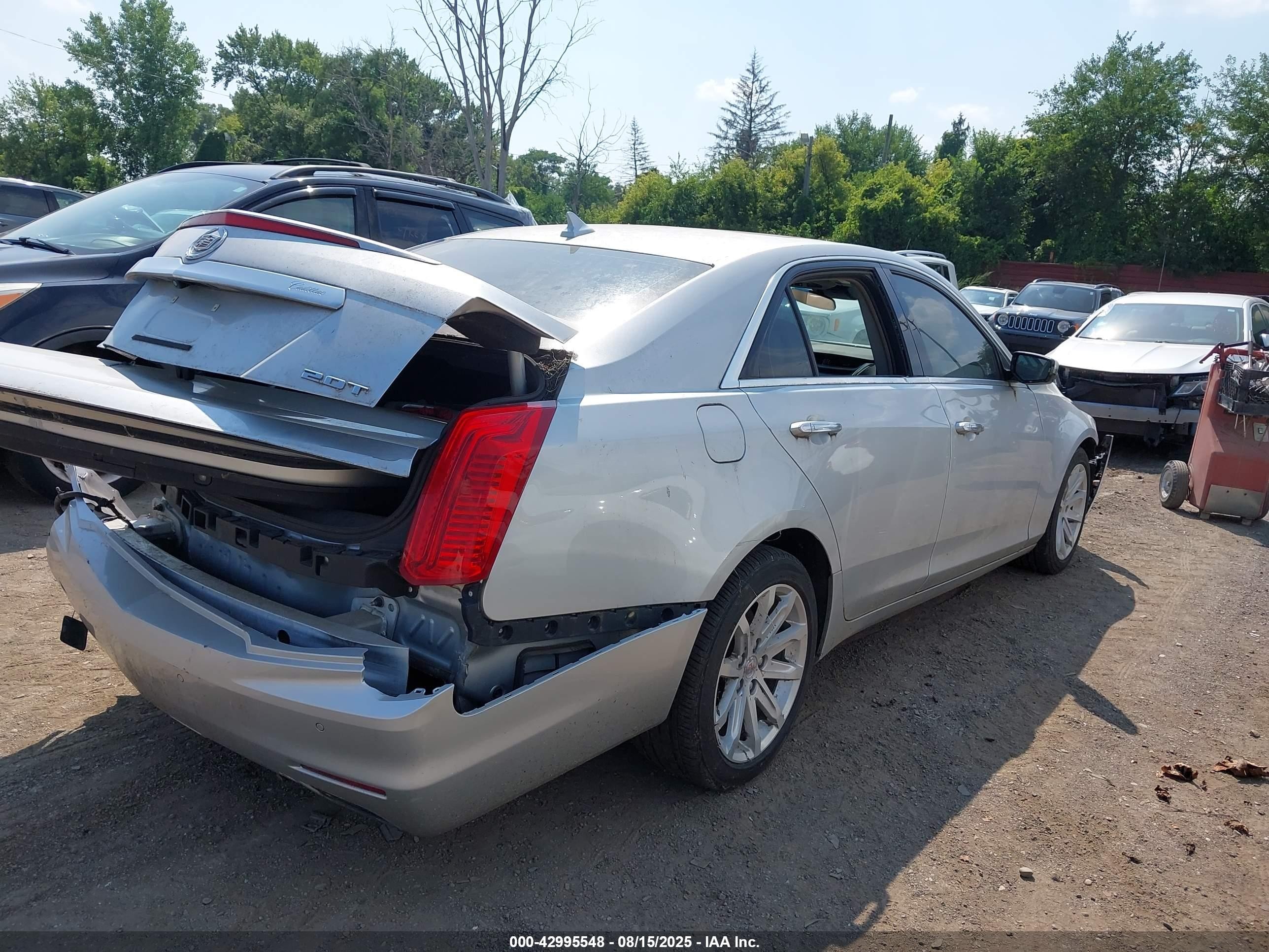 2014 Cadillac Cts Luxury Silver vin: 1G6AX5SX8E0197033