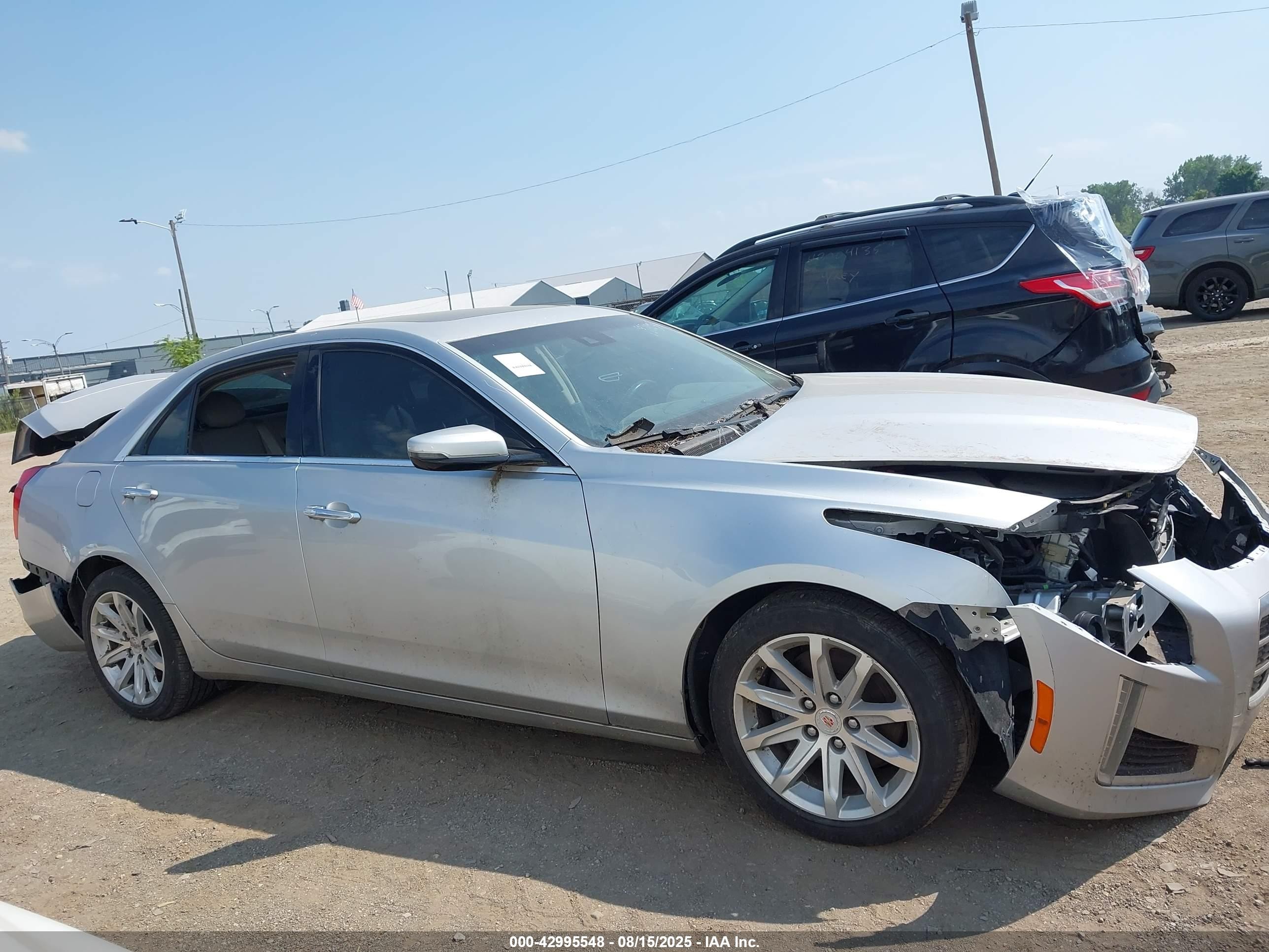 2014 Cadillac Cts Luxury Silver vin: 1G6AX5SX8E0197033