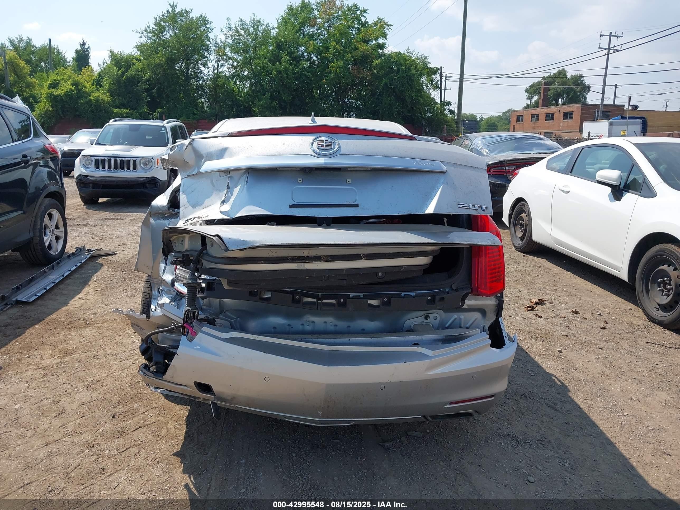 2014 Cadillac Cts Luxury Silver vin: 1G6AX5SX8E0197033