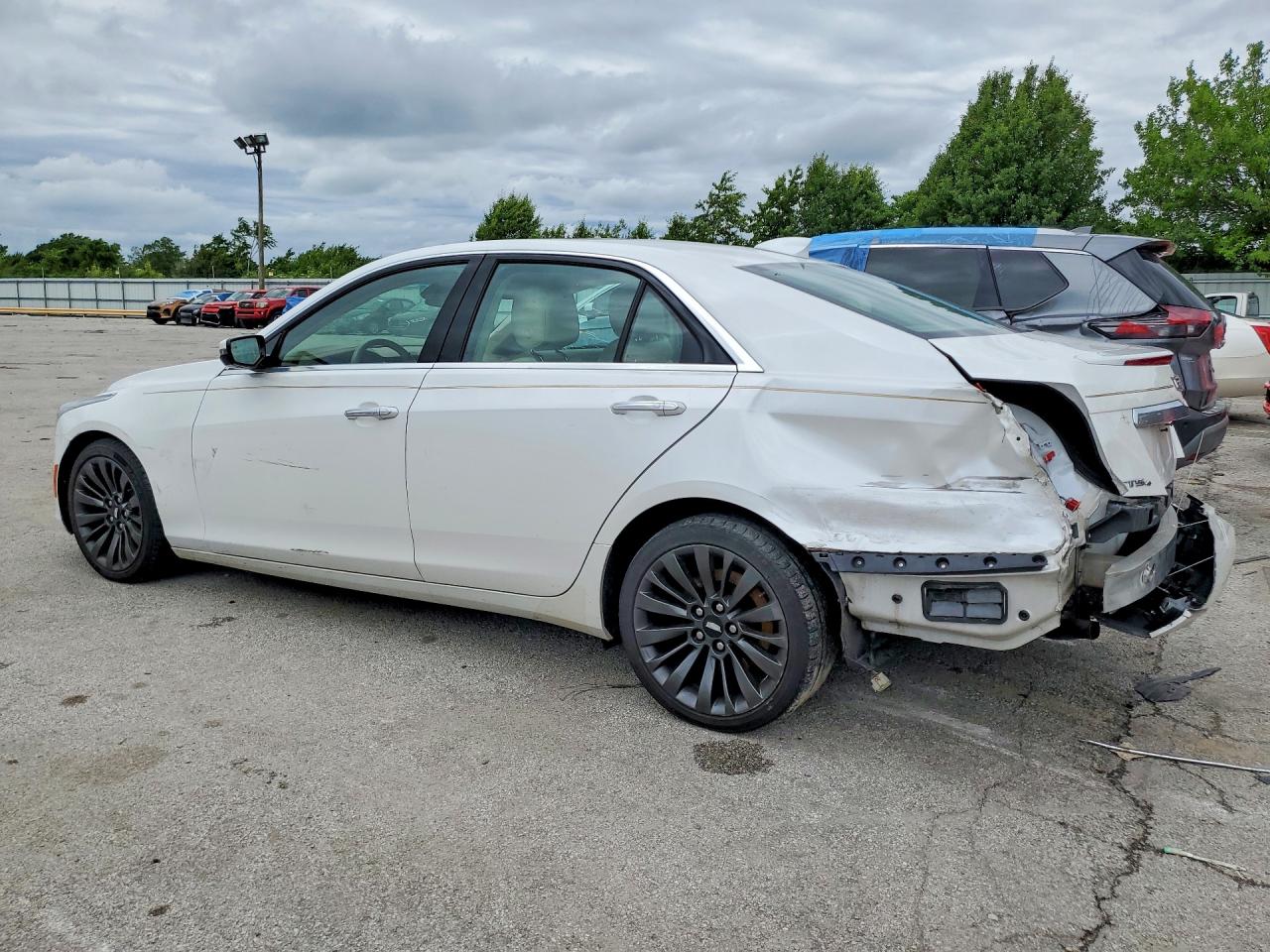2015 Cadillac Cts Luxury Collection White vin: 1G6AX5SX8F0140588