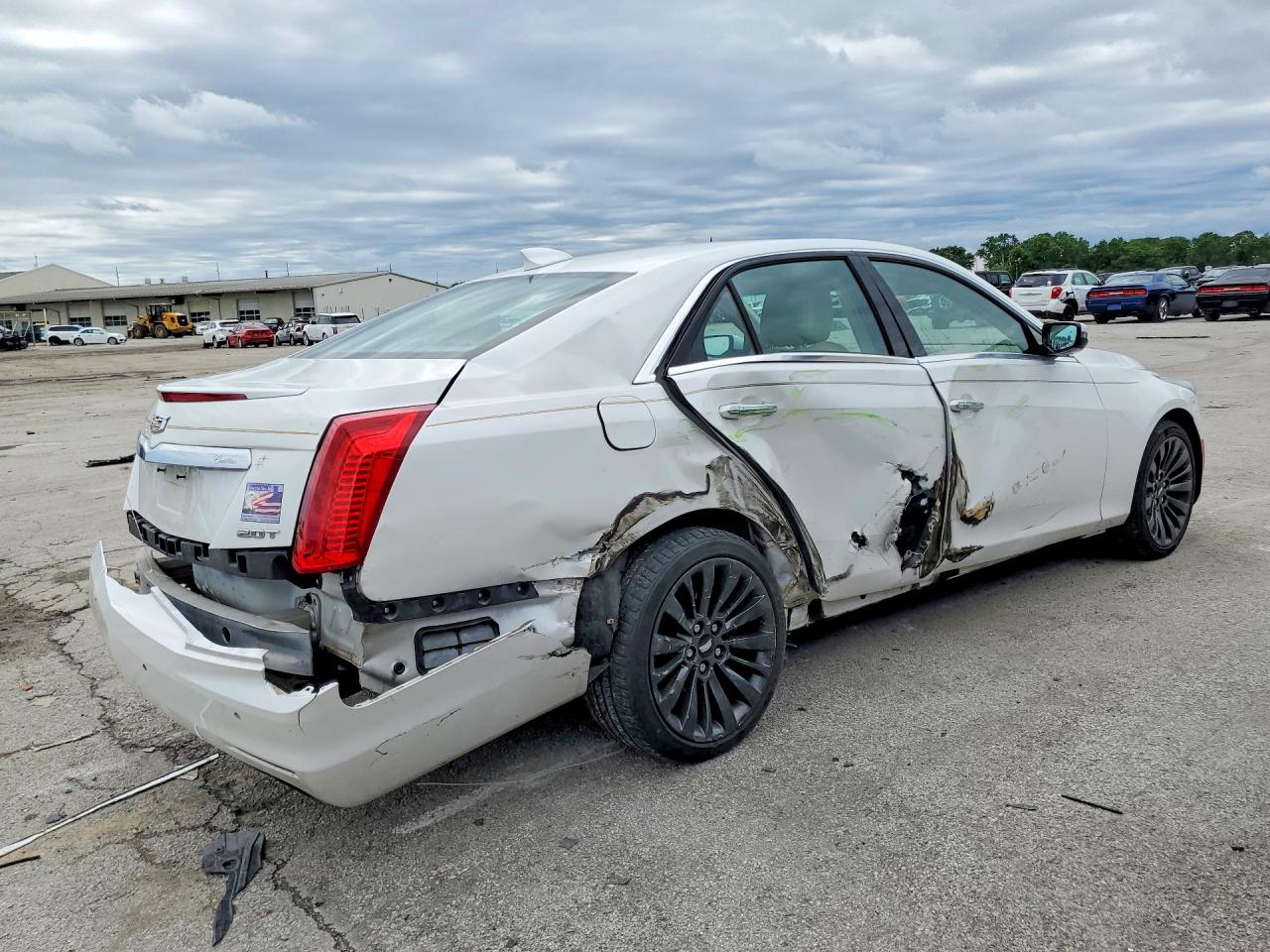 2015 Cadillac Cts Luxury Collection White vin: 1G6AX5SX8F0140588