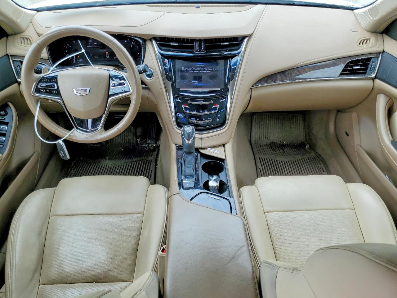 2015 Cadillac Cts Luxury Collection White vin: 1G6AX5SX8F0140588