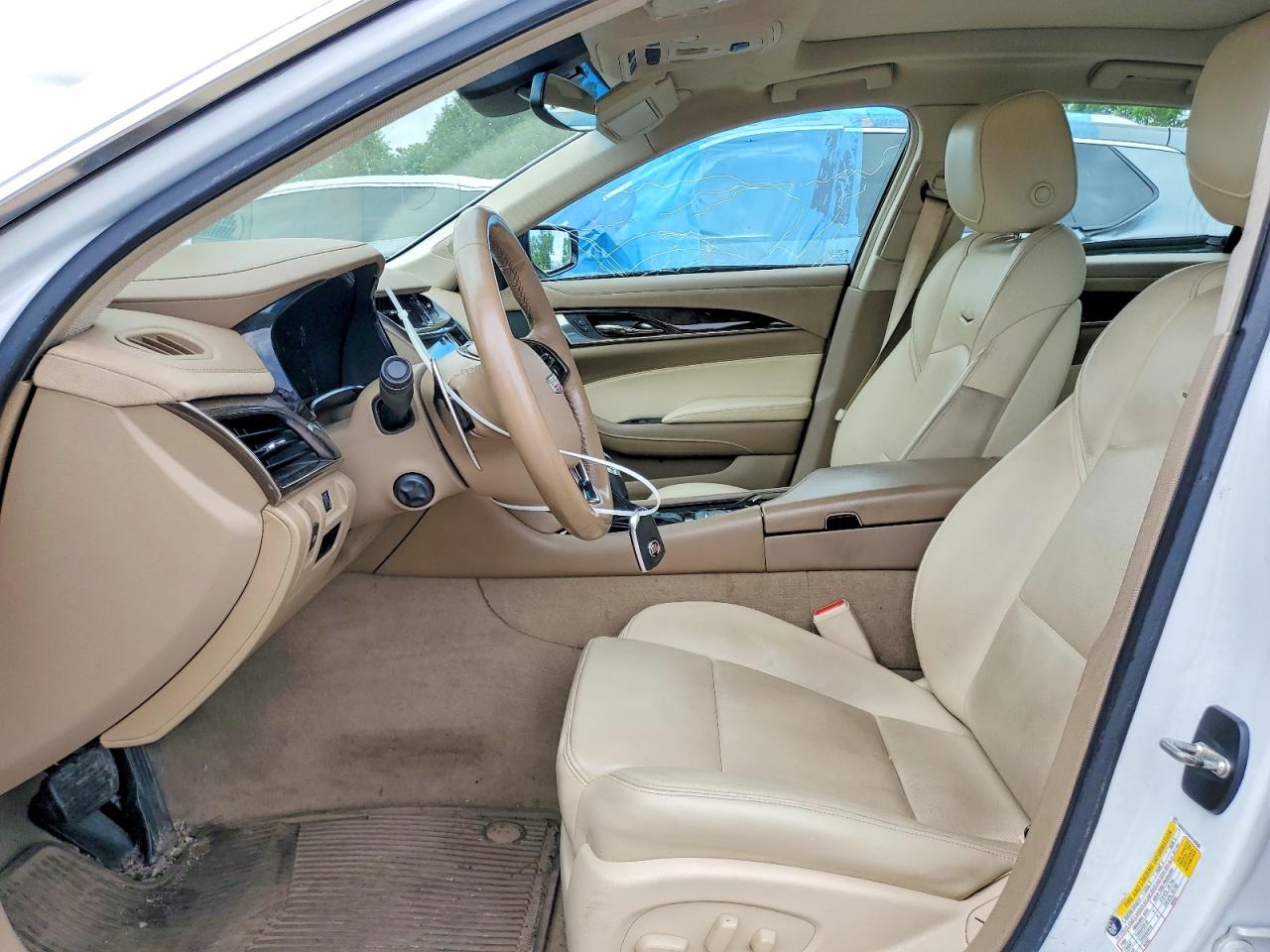 2015 Cadillac Cts Luxury Collection White vin: 1G6AX5SX8F0140588