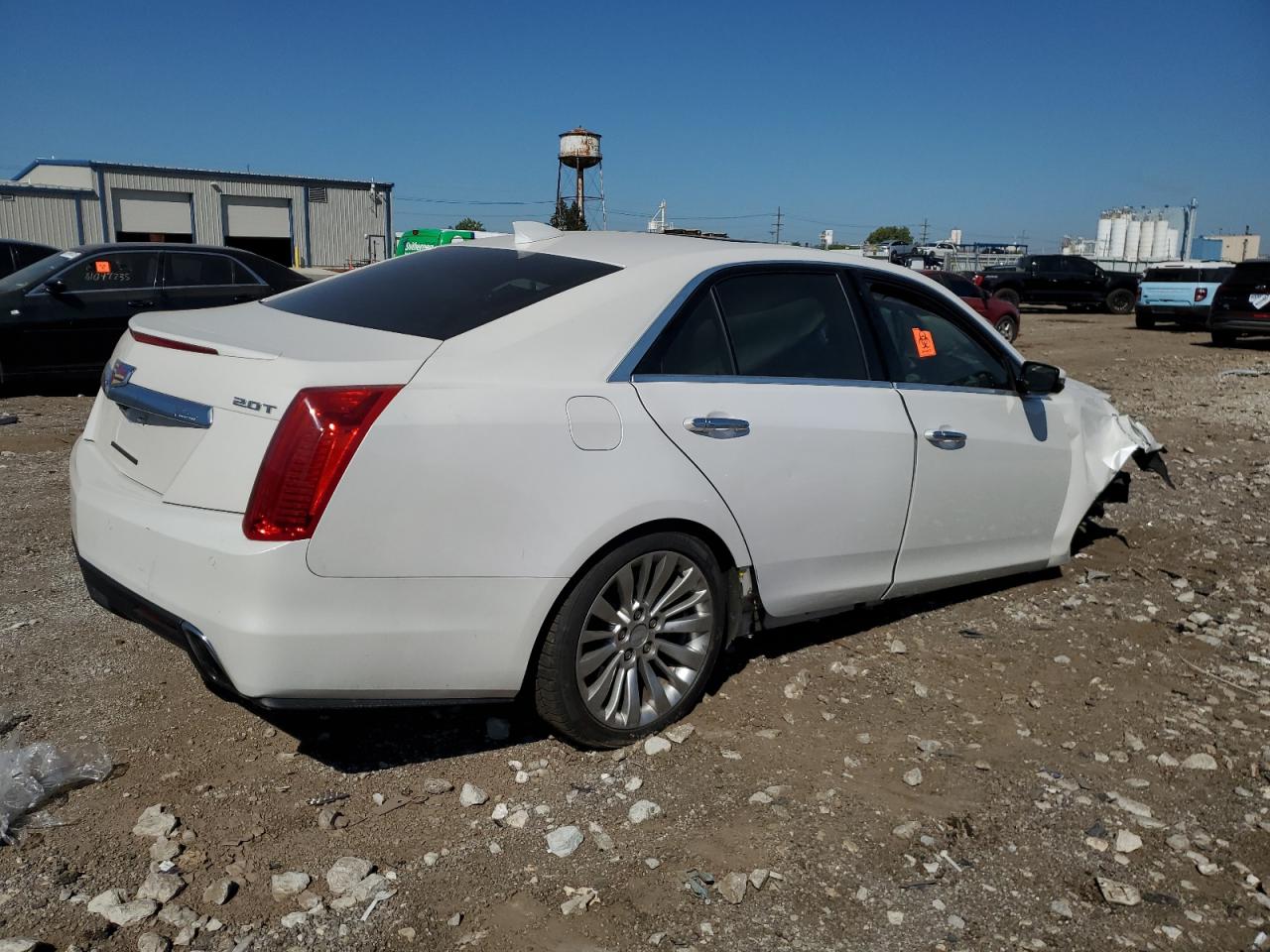 2018 Cadillac Cts Luxury White vin: 1G6AX5SX8J0159327