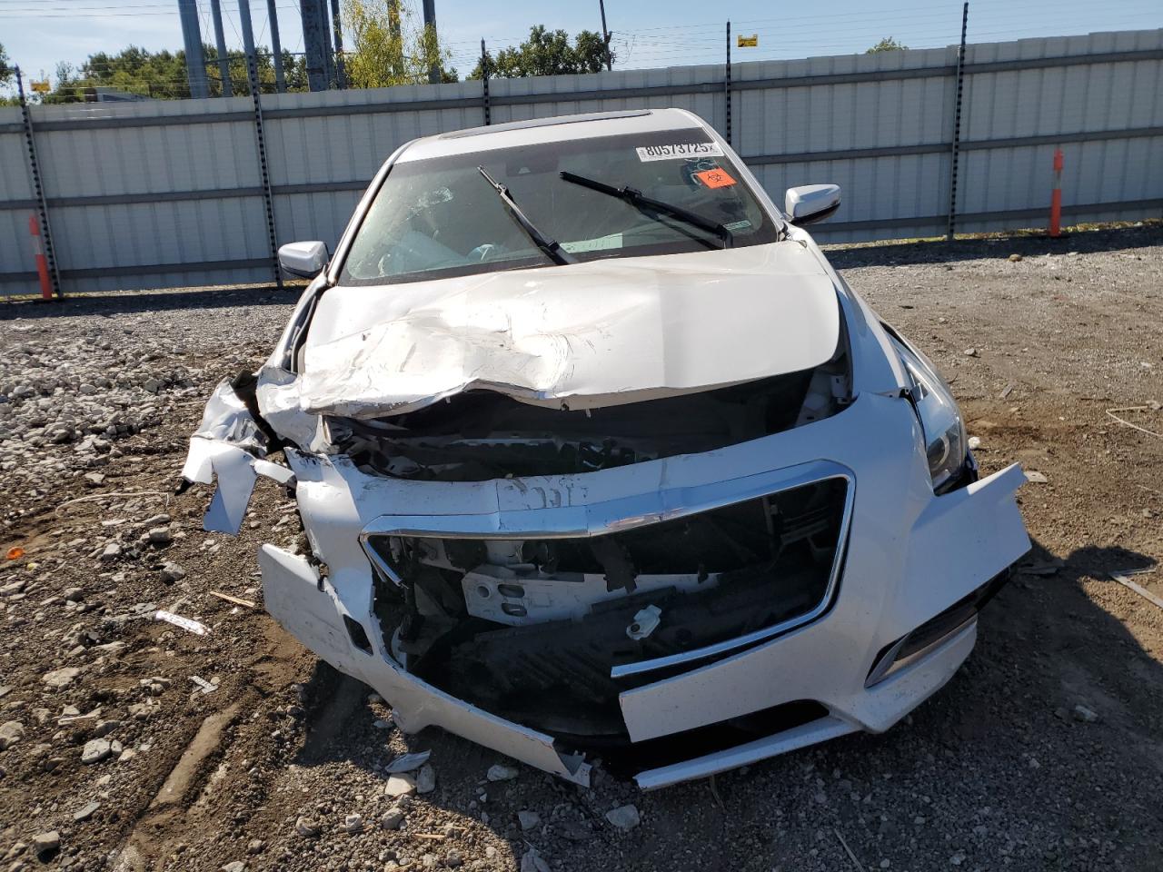 2018 Cadillac Cts Luxury White vin: 1G6AX5SX8J0159327