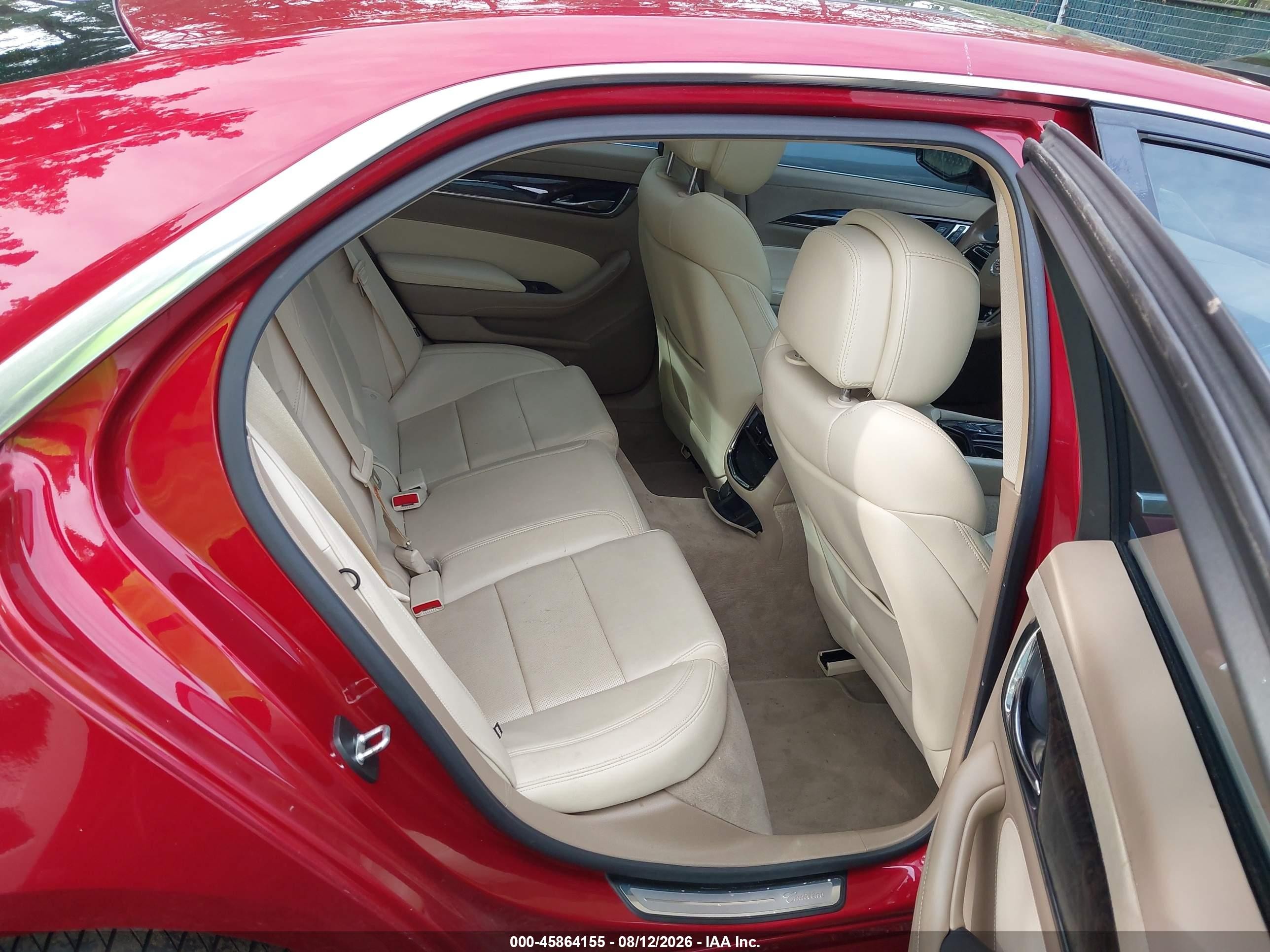 2014 Cadillac Cts Luxury Red vin: 1G6AX5SX9E0156829