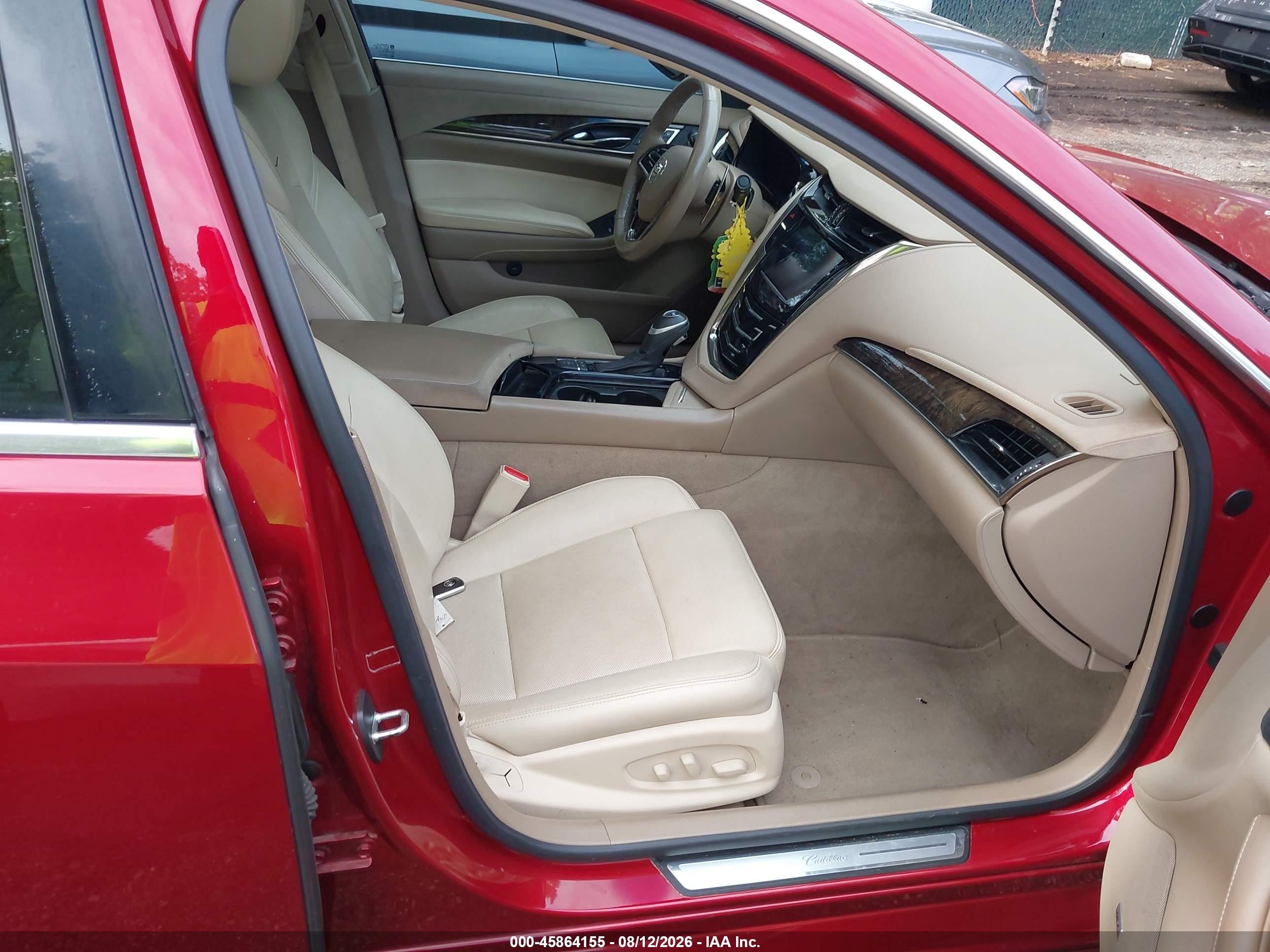 2014 Cadillac Cts Luxury Red vin: 1G6AX5SX9E0156829