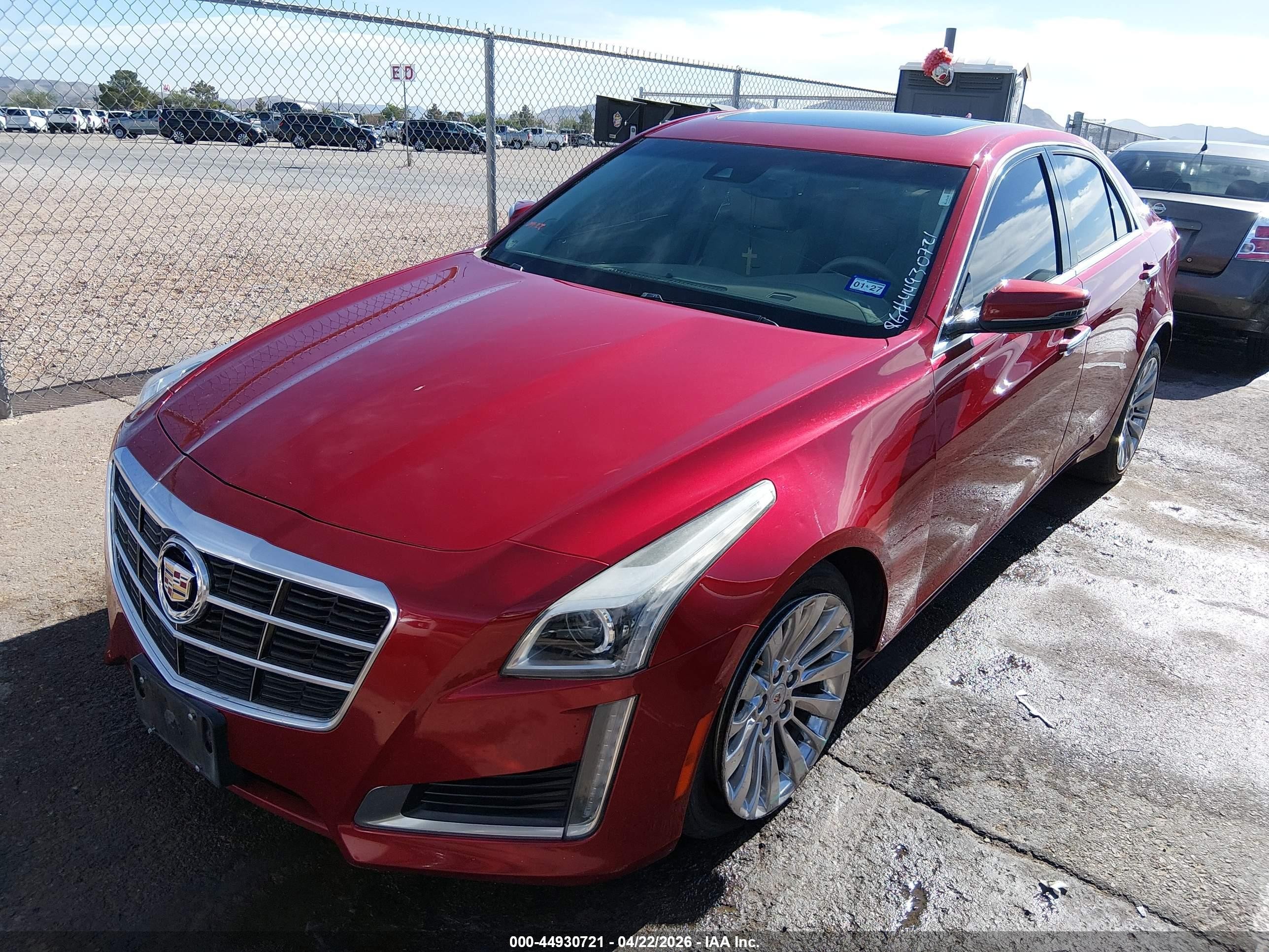 2014 Cadillac Cts Luxury Maroon vin: 1G6AX5SX9E0177499