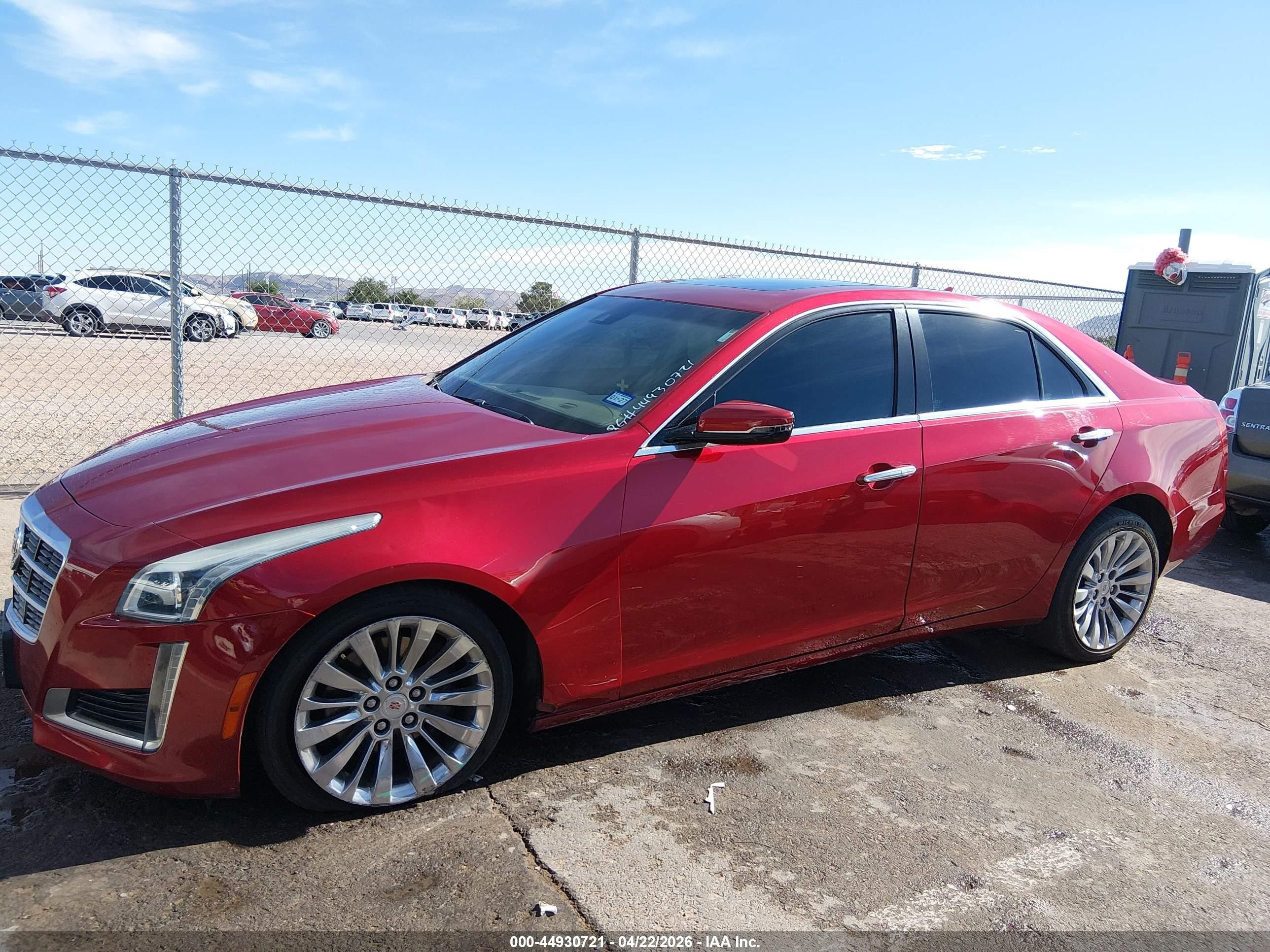 2014 Cadillac Cts Luxury Maroon vin: 1G6AX5SX9E0177499