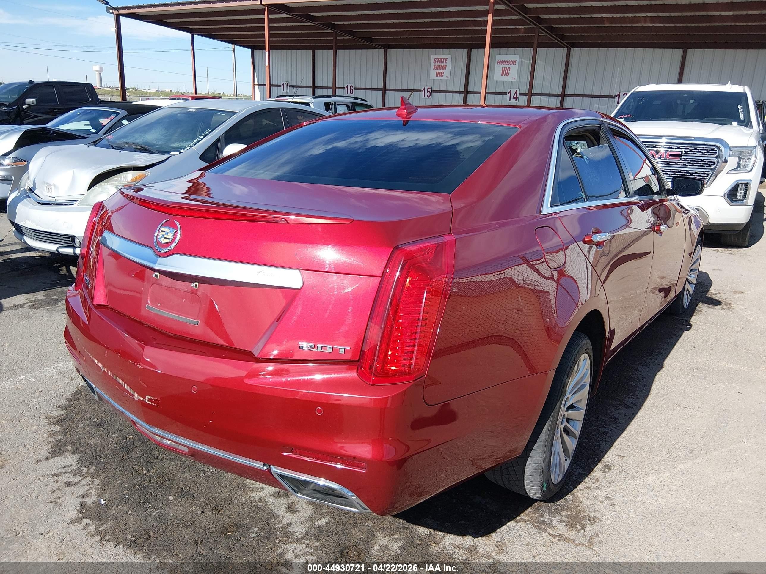 2014 Cadillac Cts Luxury Maroon vin: 1G6AX5SX9E0177499