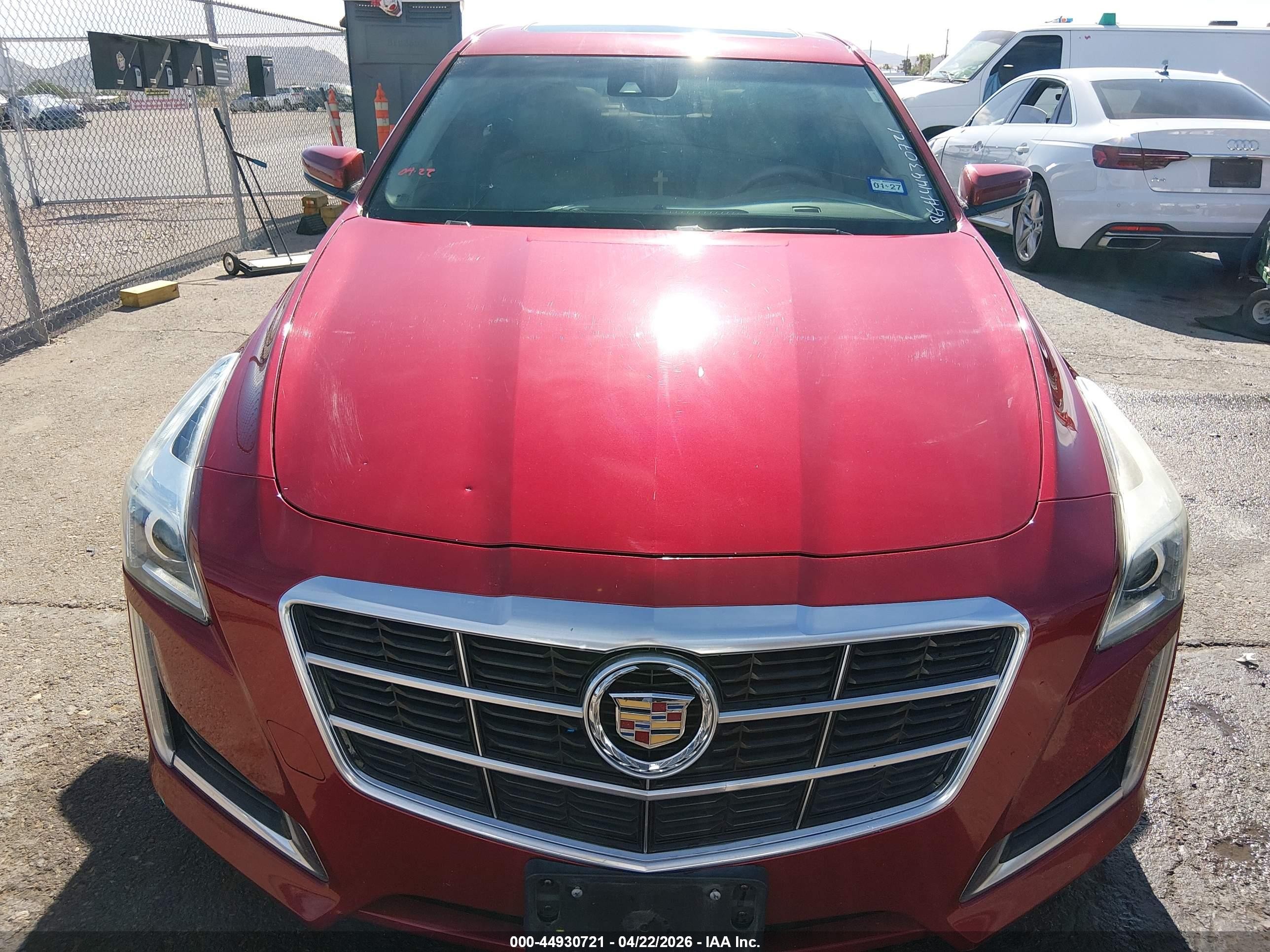 2014 Cadillac Cts Luxury Maroon vin: 1G6AX5SX9E0177499