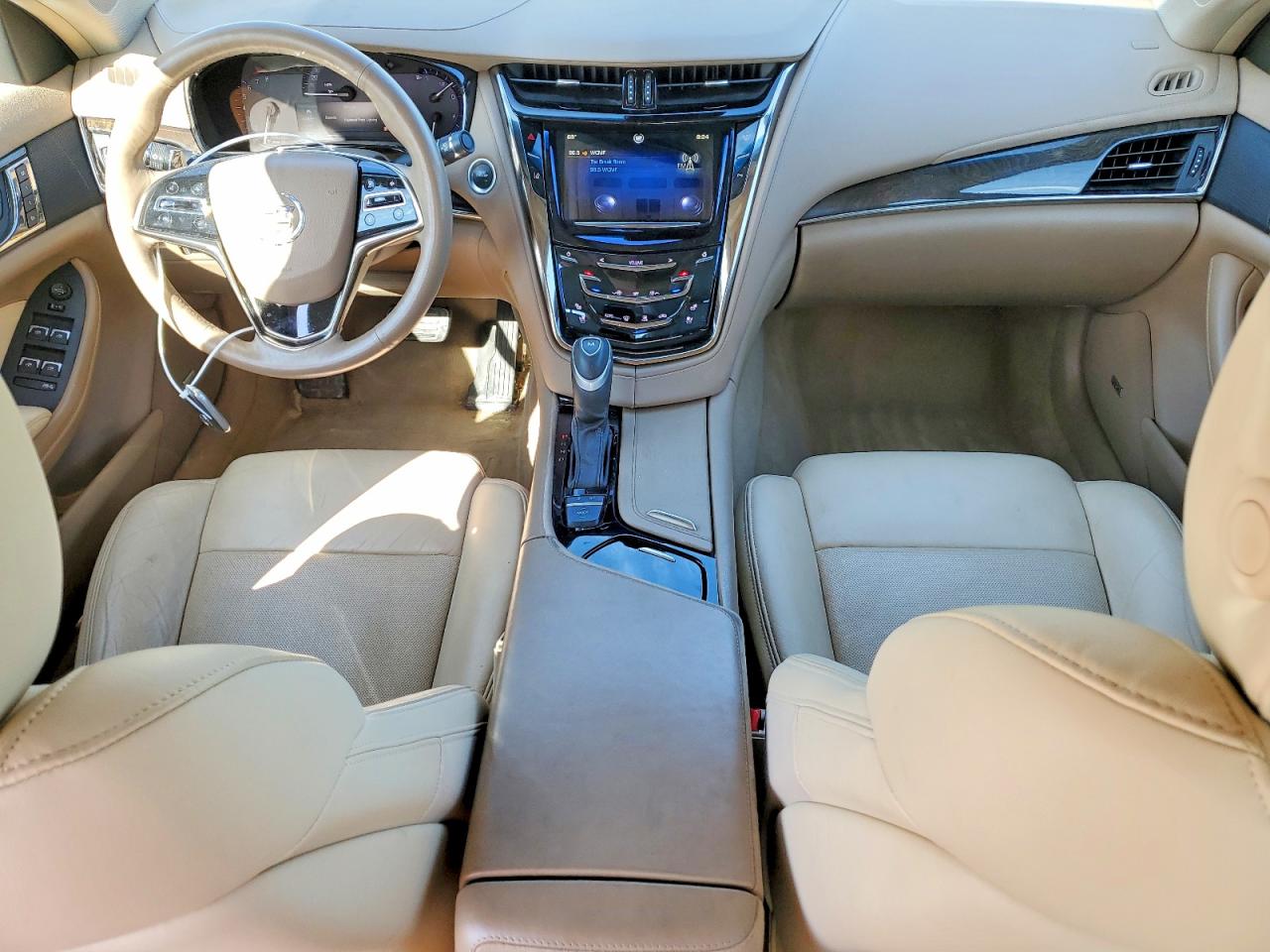 2014 Cadillac Cts Luxury Collection Белый vin: 1G6AX5SX9E0181164