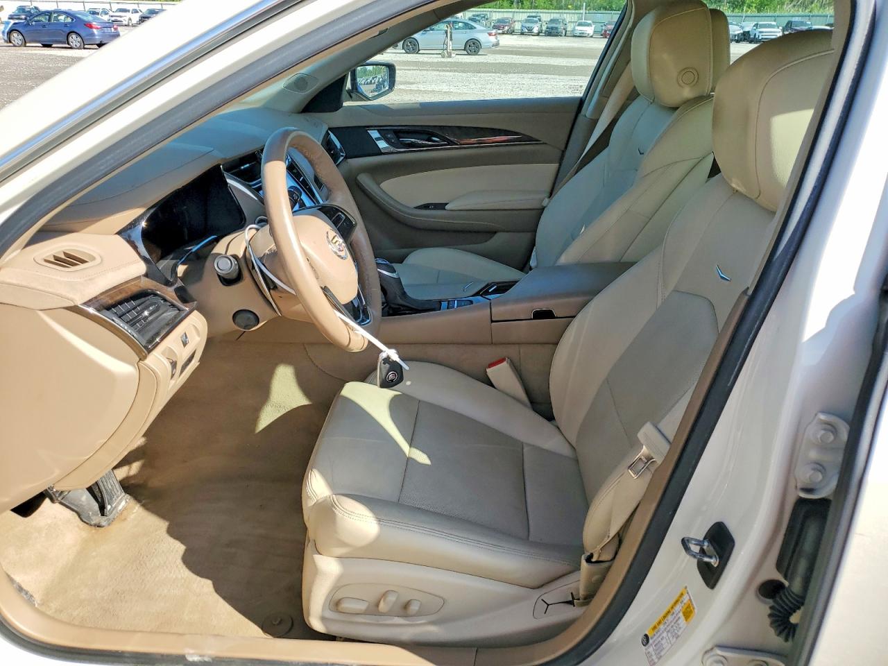 2014 Cadillac Cts Luxury Collection Белый vin: 1G6AX5SX9E0181164
