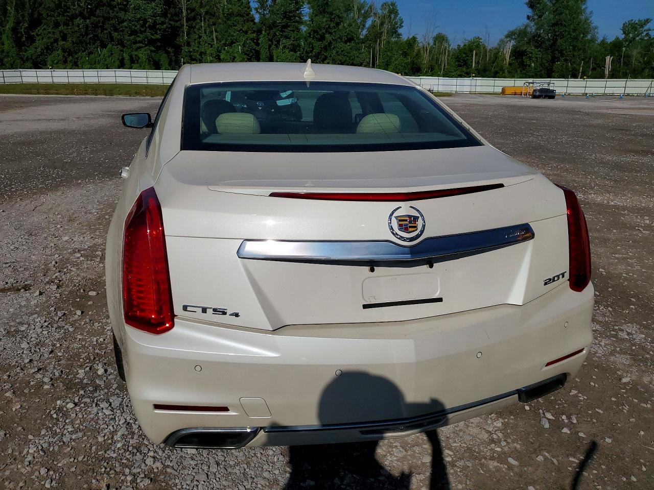 2014 Cadillac Cts Luxury Collection Белый vin: 1G6AX5SX9E0181164