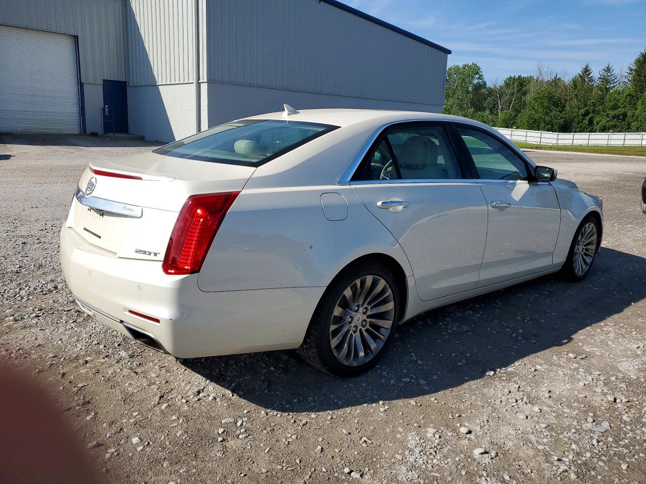 2014 Cadillac Cts Luxury Collection Белый vin: 1G6AX5SX9E0181164
