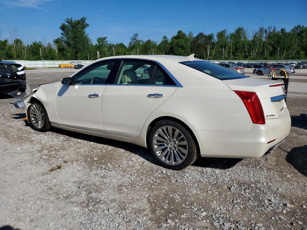 2014 Cadillac Cts Luxury Collection Белый vin: 1G6AX5SX9E0181164