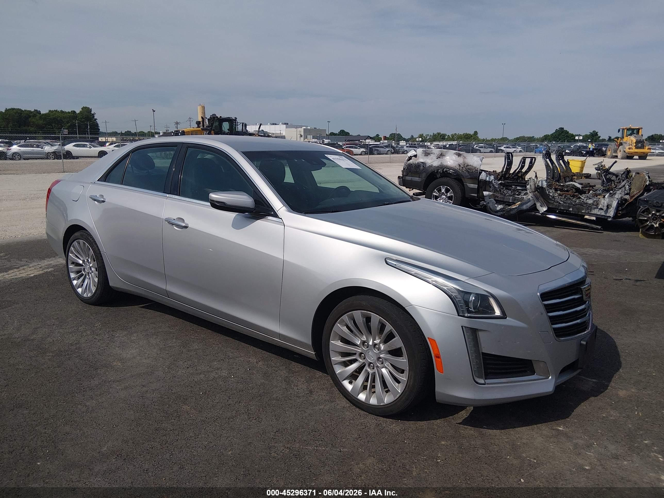 2015 Cadillac Cts Luxury Silver vin: 1G6AX5SX9F0105140