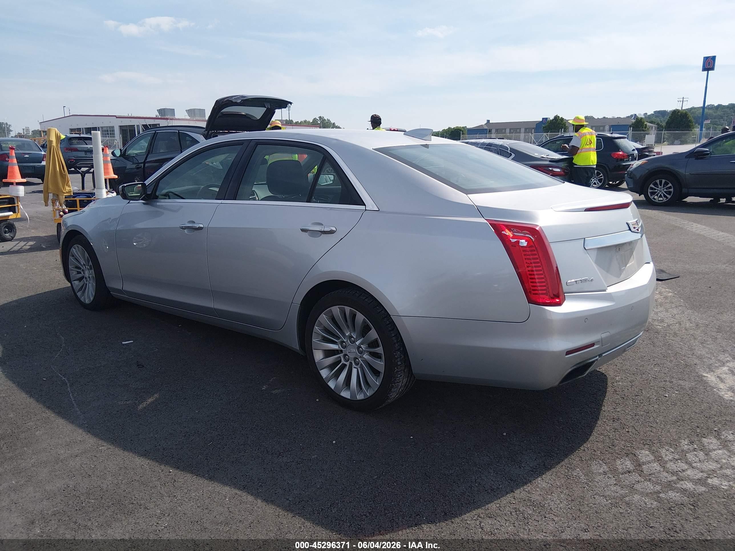 2015 Cadillac Cts Luxury Silver vin: 1G6AX5SX9F0105140