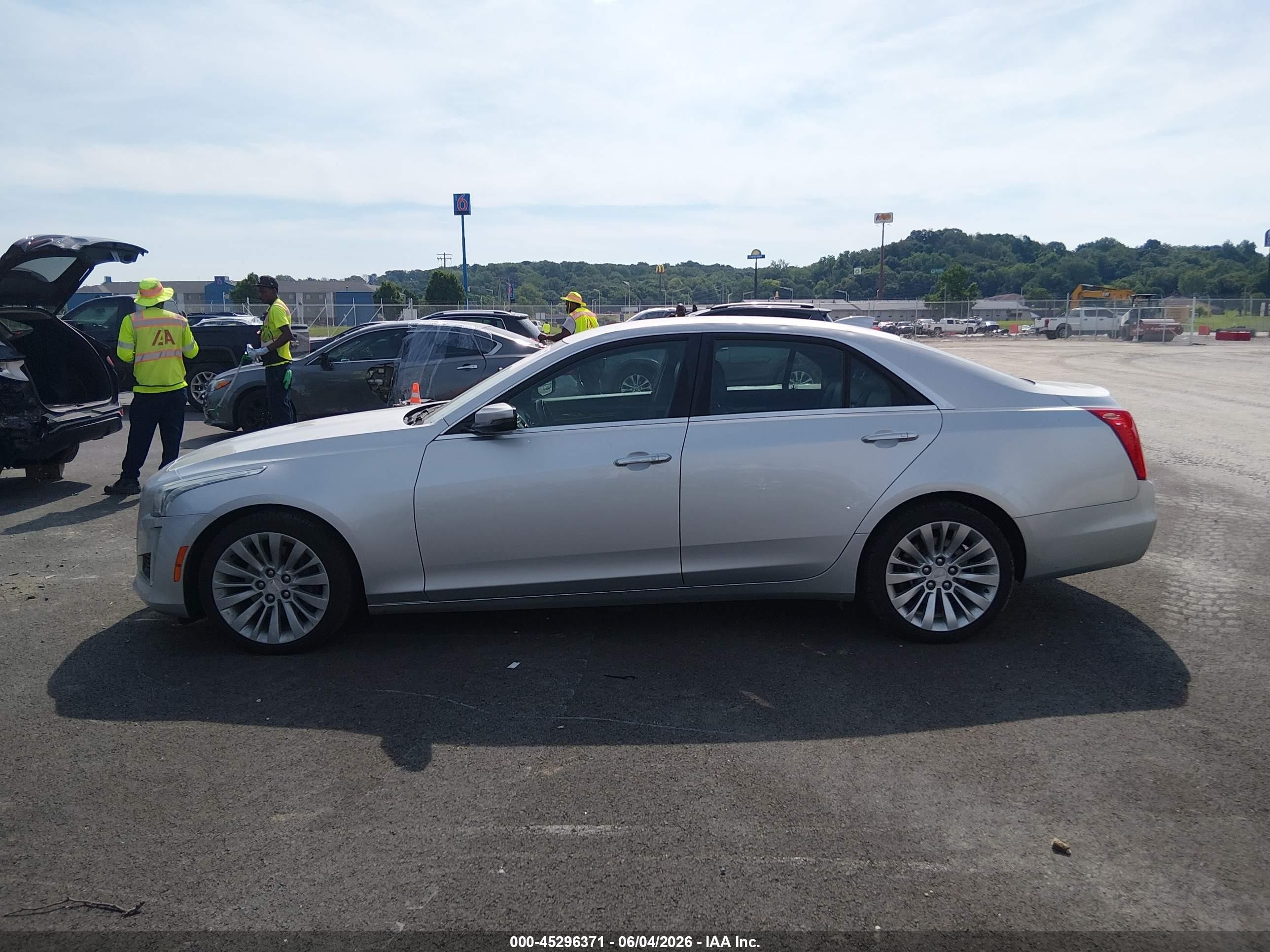 2015 Cadillac Cts Luxury Silver vin: 1G6AX5SX9F0105140
